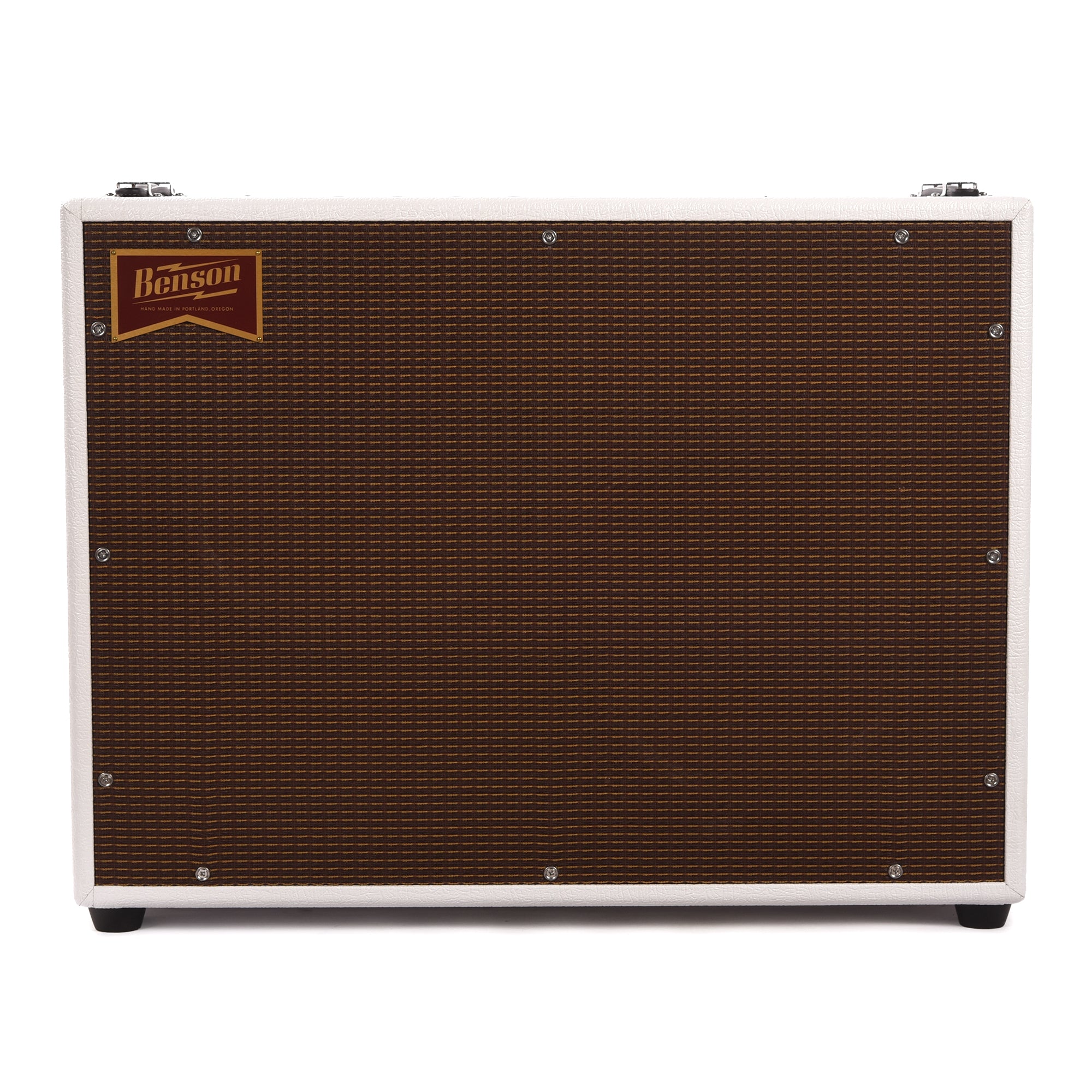 Benson Bellringer 35w 2x12 Combo Amp White w/ Oxblood Grill – Chicago ...