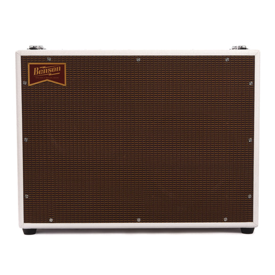 Benson Bellringer 35w 2x12 Combo Amp White w/ Oxblood Grill Amps / Guitar Amps / Guitar Combos