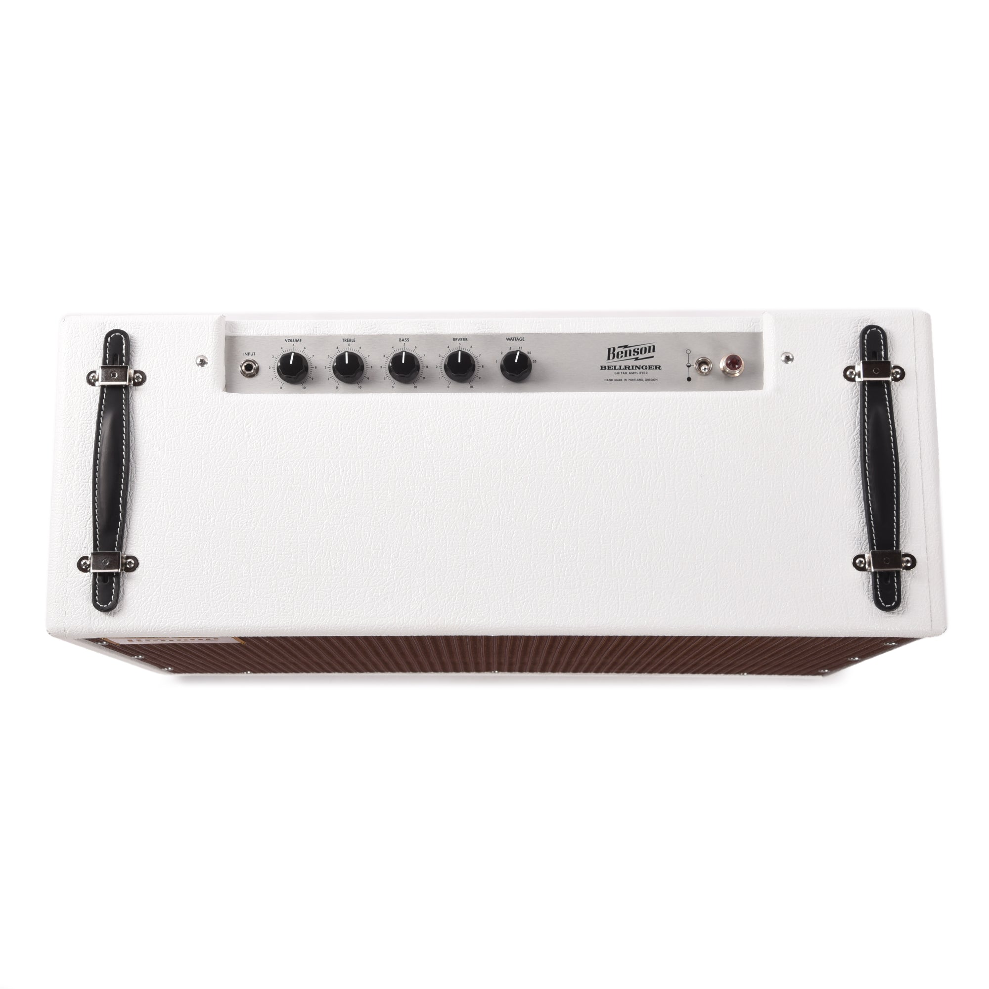 Benson Bellringer 35w 2x12 Combo Amp White w/ Oxblood Grill Amps / Guitar Amps / Guitar Combos