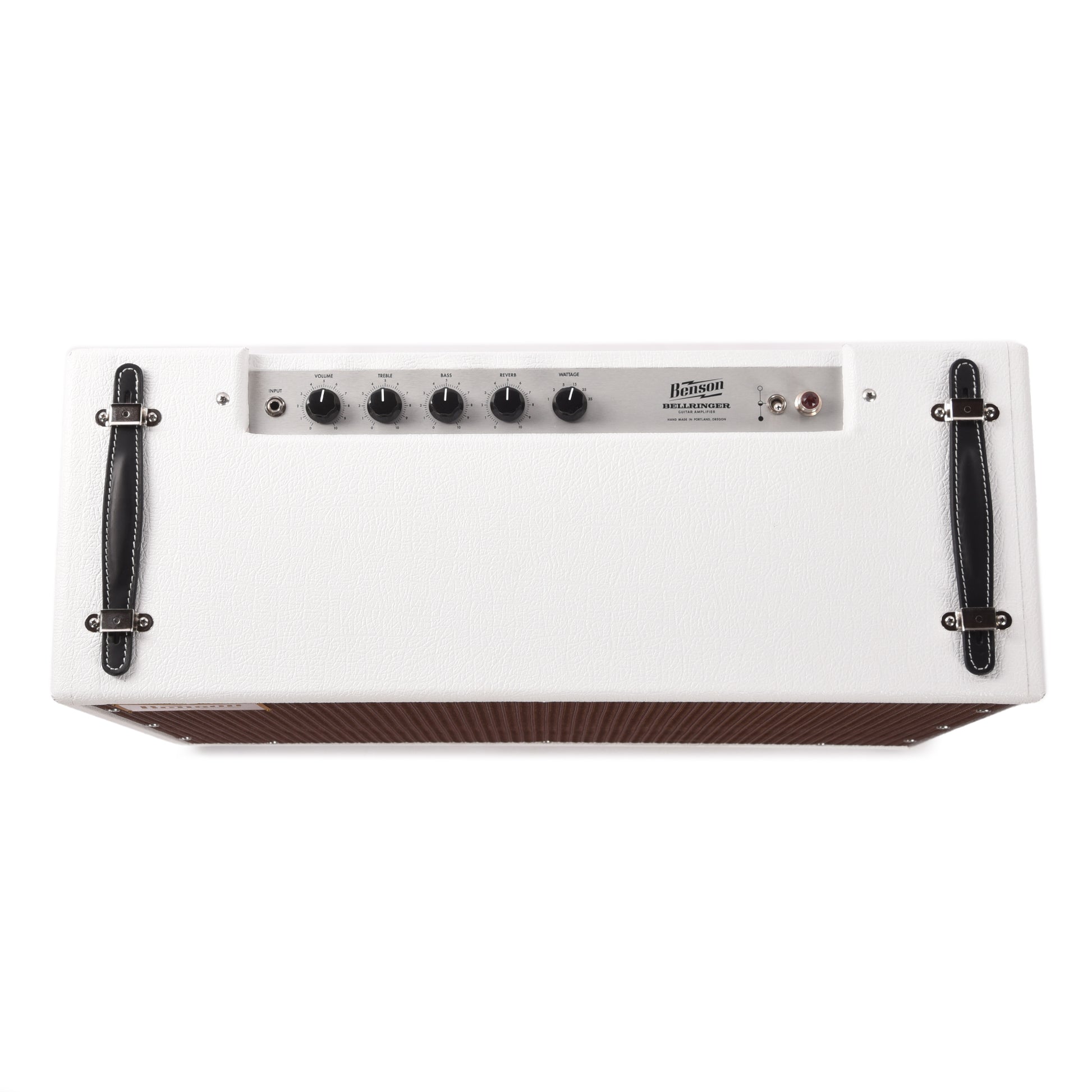 Benson Bellringer 35w 2x12 Combo Amp White w/ Oxblood Grill Amps / Guitar Amps / Guitar Combos