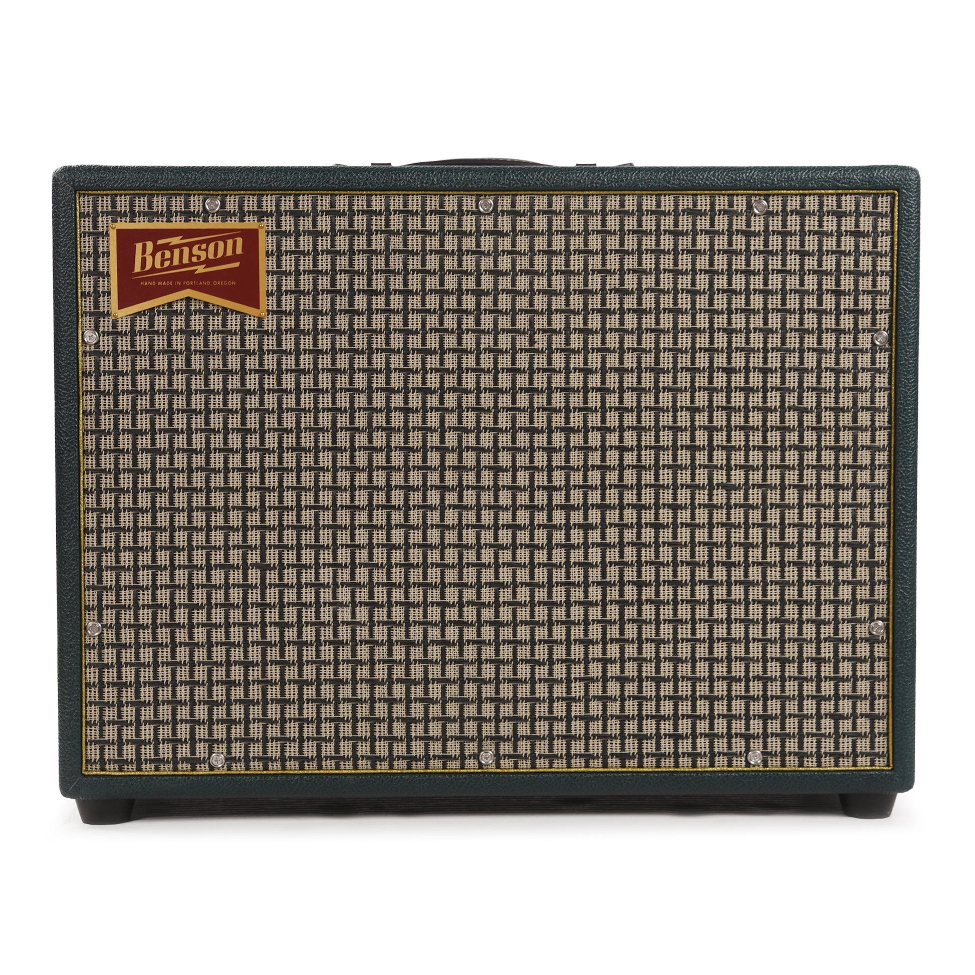 Benson Earhart Reverb 15w 1x12 Combo Amp Green w/ Checkered Grill Amps / Guitar Amps / Guitar Combos