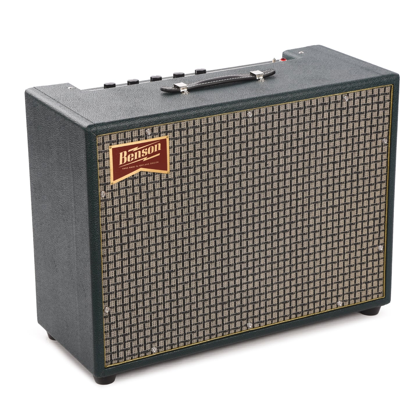 Benson Earhart Reverb 15w 1x12 Combo Amp Green w/ Checkered Grill Amps / Guitar Amps / Guitar Combos