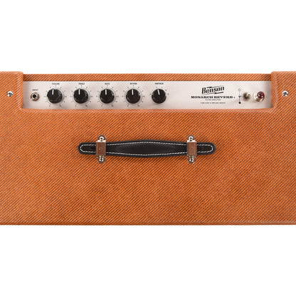 Benson Monarch Reverb Plus 15w 1x12 Combo Amp Aged Tweed w/ Oxblood Grill Amps / Guitar Amps / Guitar Combos