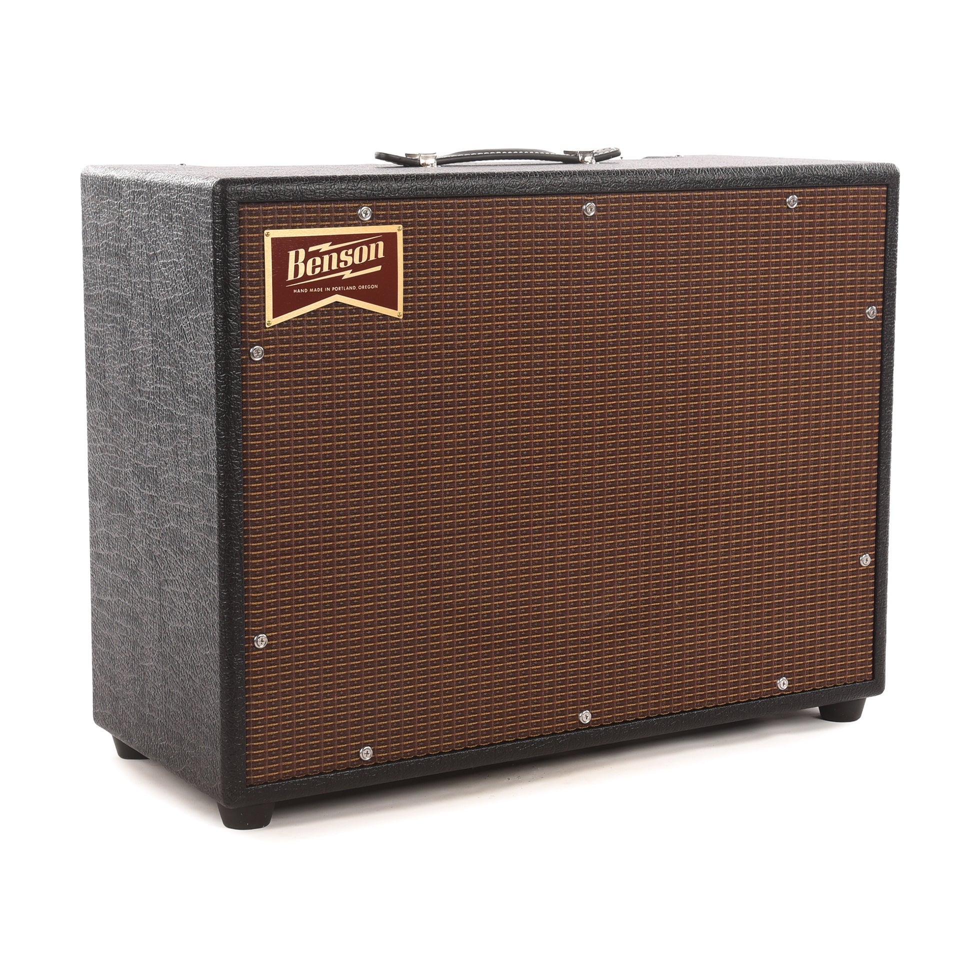 Benson Monarch Reverb Plus 15w 1x12 Combo Amp Black w/ Oxblood Grille Amps / Guitar Amps / Guitar Combos