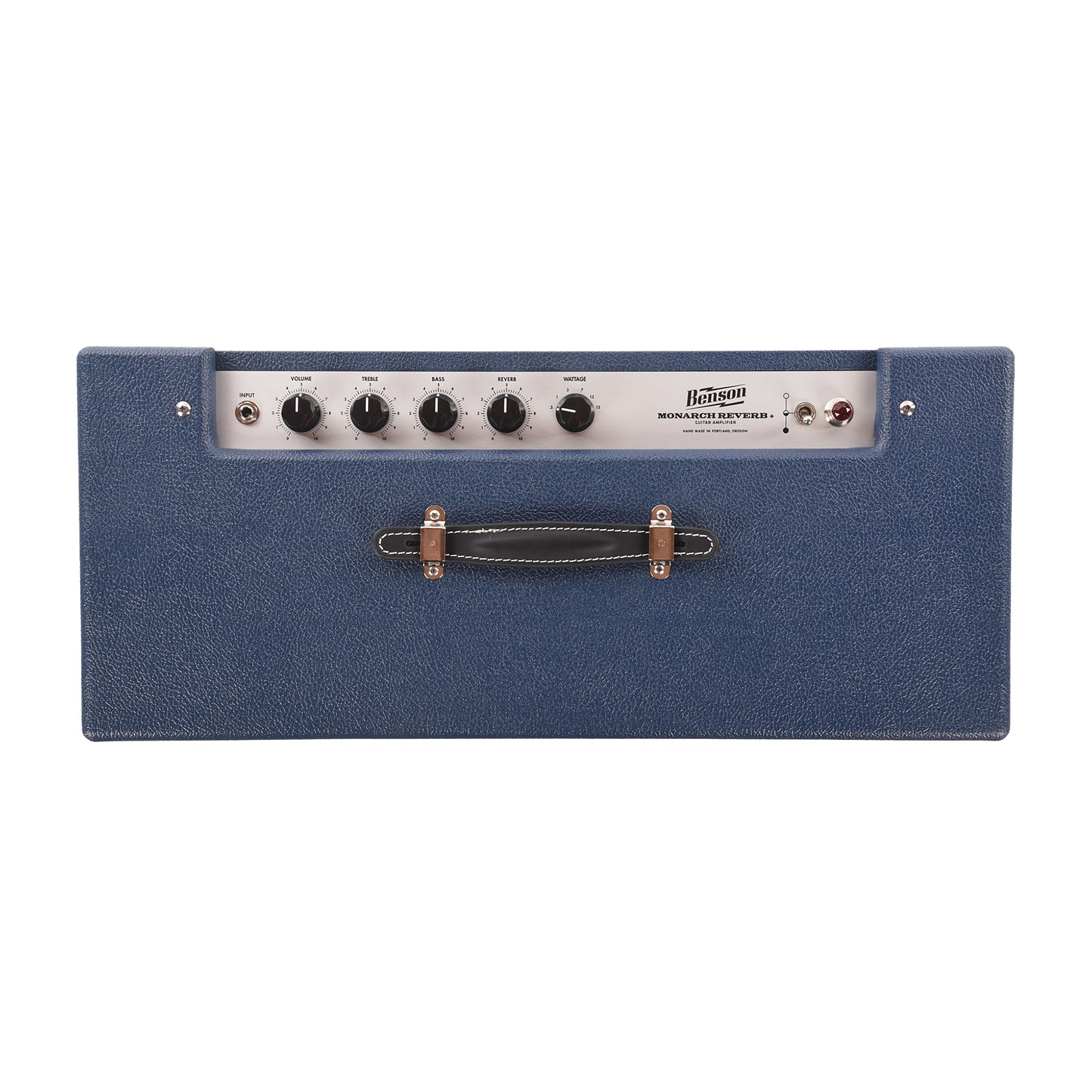 Benson Monarch Reverb Plus 15w 1x12 Combo Amp Blue w/ Wheat Grille Amps / Guitar Amps / Guitar Combos
