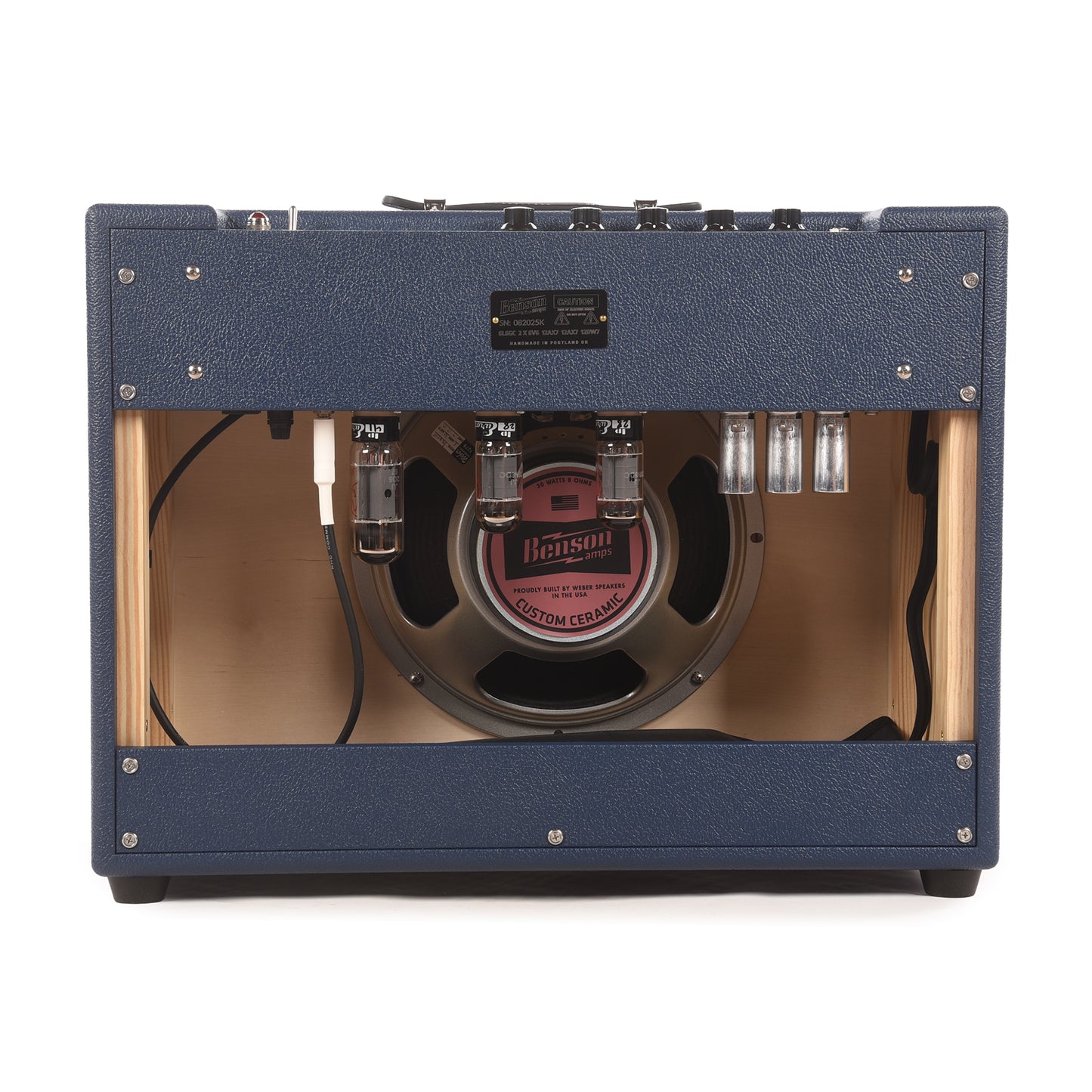 Benson Monarch Reverb Plus 15w 1x12 Combo Amp Blue w/ Wheat Grille Amps / Guitar Amps / Guitar Combos
