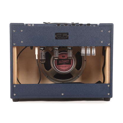 Benson Monarch Reverb Plus 15w 1x12 Combo Amp Blue w/ Wheat Grille Amps / Guitar Amps / Guitar Combos