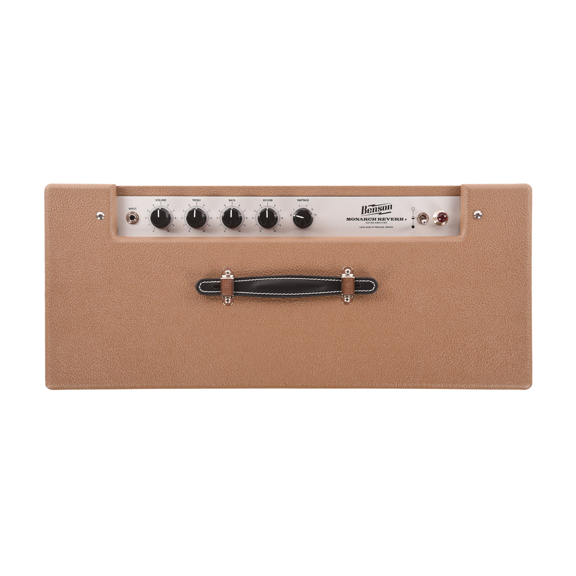 Benson Monarch Reverb Plus 15w 1x12 Combo Amp Brown w/ Wheat Grille Amps / Guitar Amps / Guitar Combos
