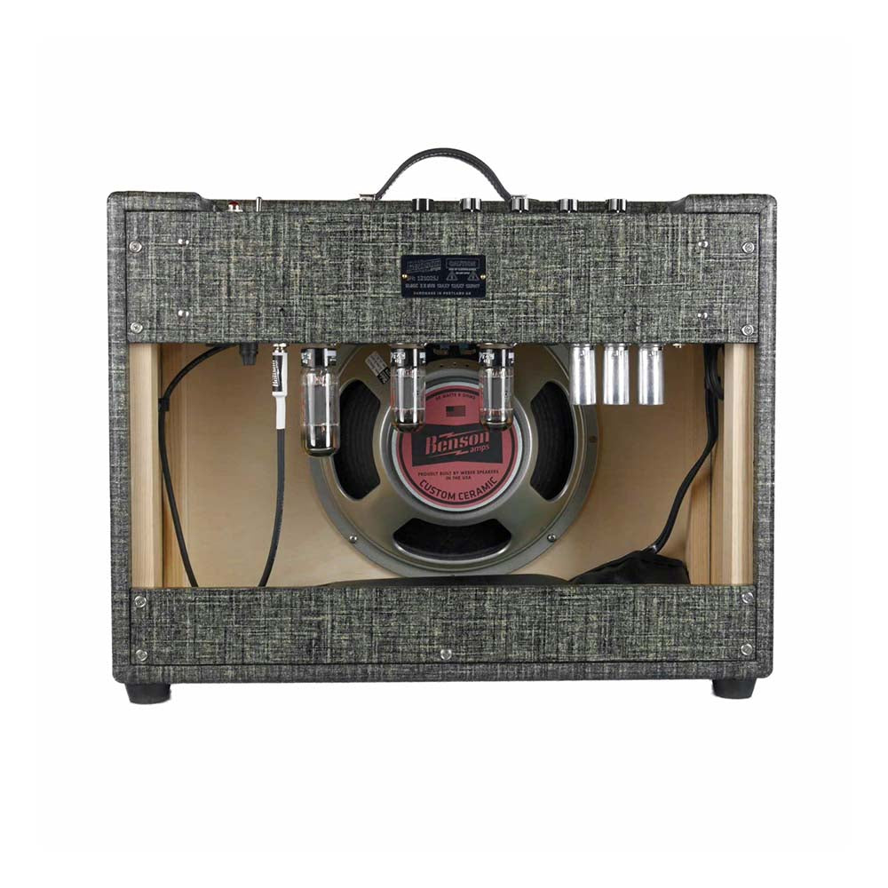 Benson Redland Reverb 15w 1x12 Guitar Combo Amp Black w/ Wheat Grille Amps / Guitar Amps / Guitar Combos
