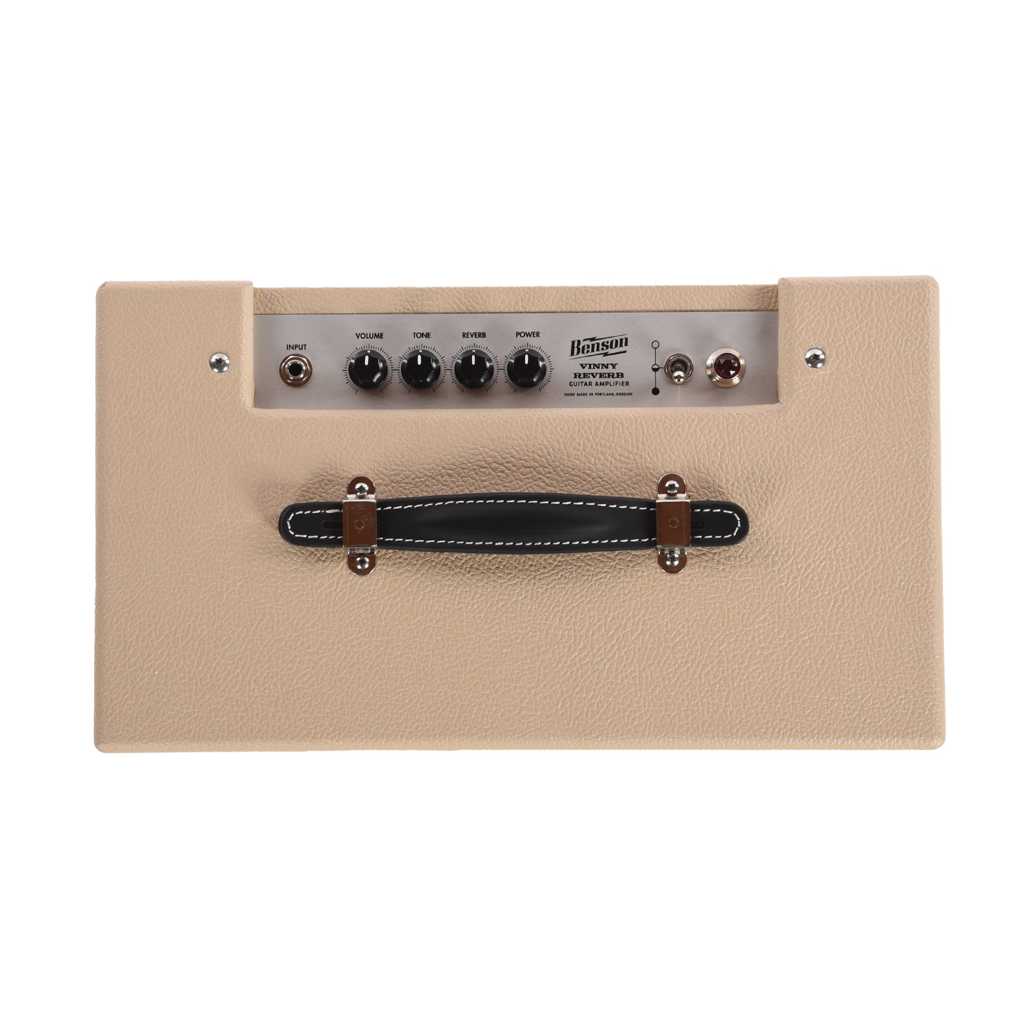Benson Vinny Reverb 5w 1x10 Combo Amp Blonde w/ Oxblood Grill Amps / Guitar Amps / Guitar Combos
