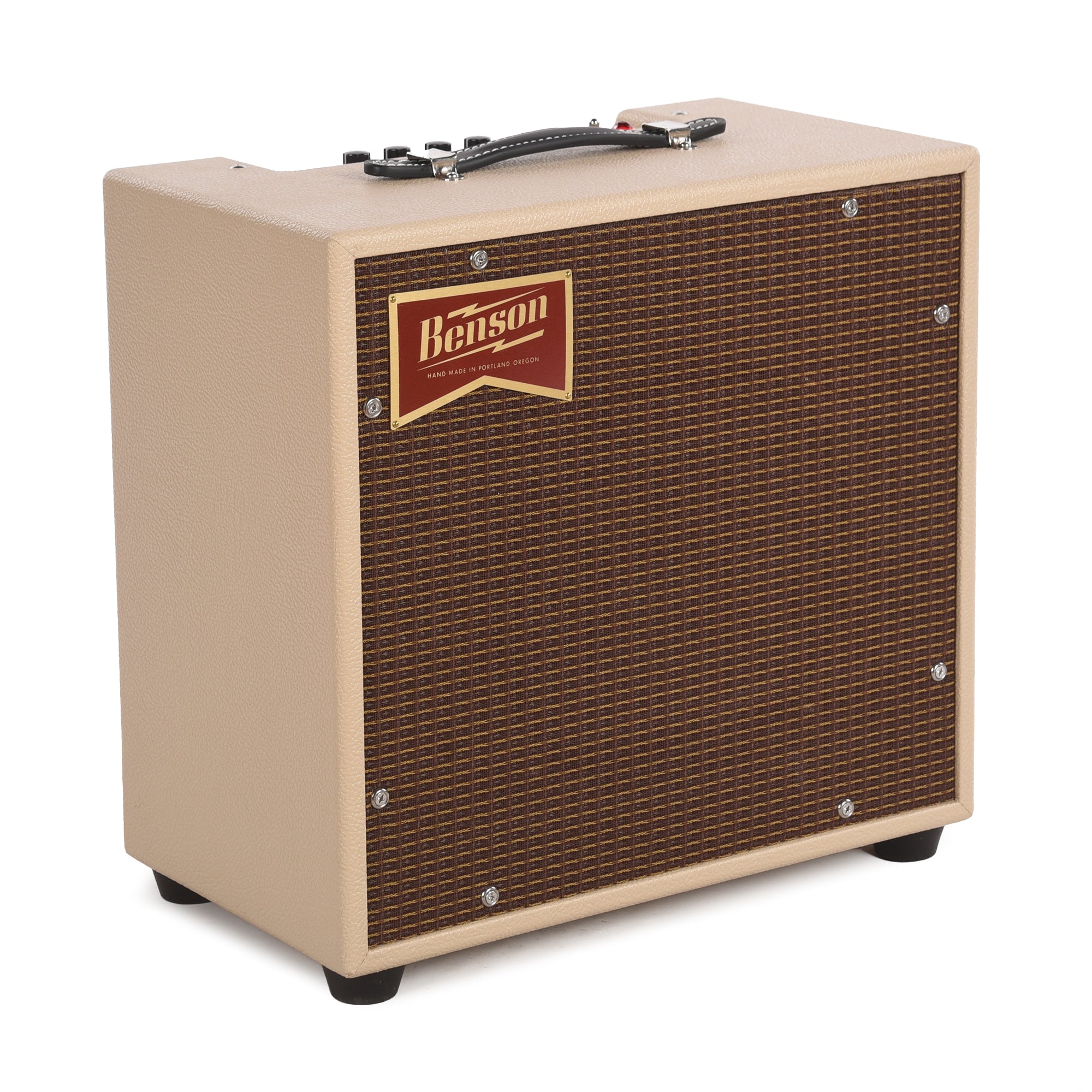 Benson Vinny Reverb 5w 1x10 Combo Amp Blonde w/ Oxblood Grill Amps / Guitar Amps / Guitar Combos