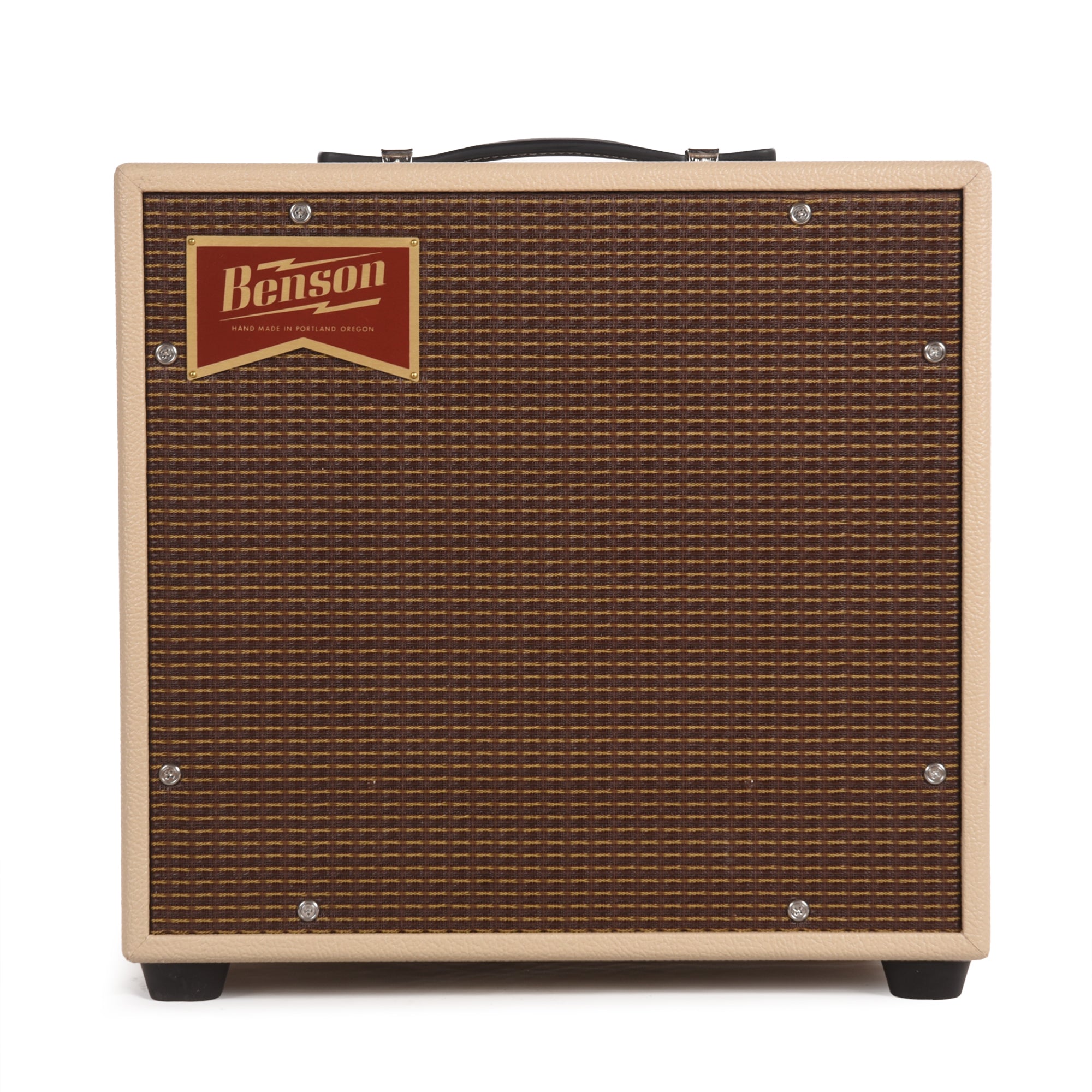 Benson Vinny Reverb 5w 1x10 Combo Amp Blonde w/ Oxblood Grill Amps / Guitar Amps / Guitar Combos