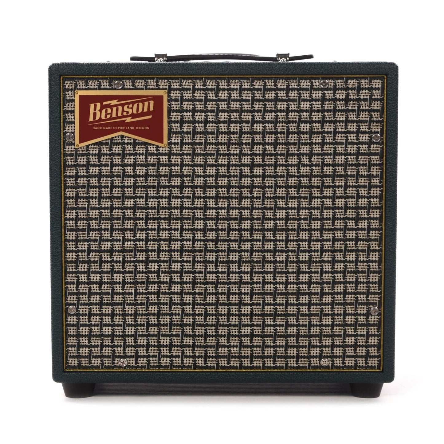 Benson Nathan Junior Reverb 5W 1x10 Combo Amp Green Tolex w/ Checkered Grill Amps / Guitar Combos
