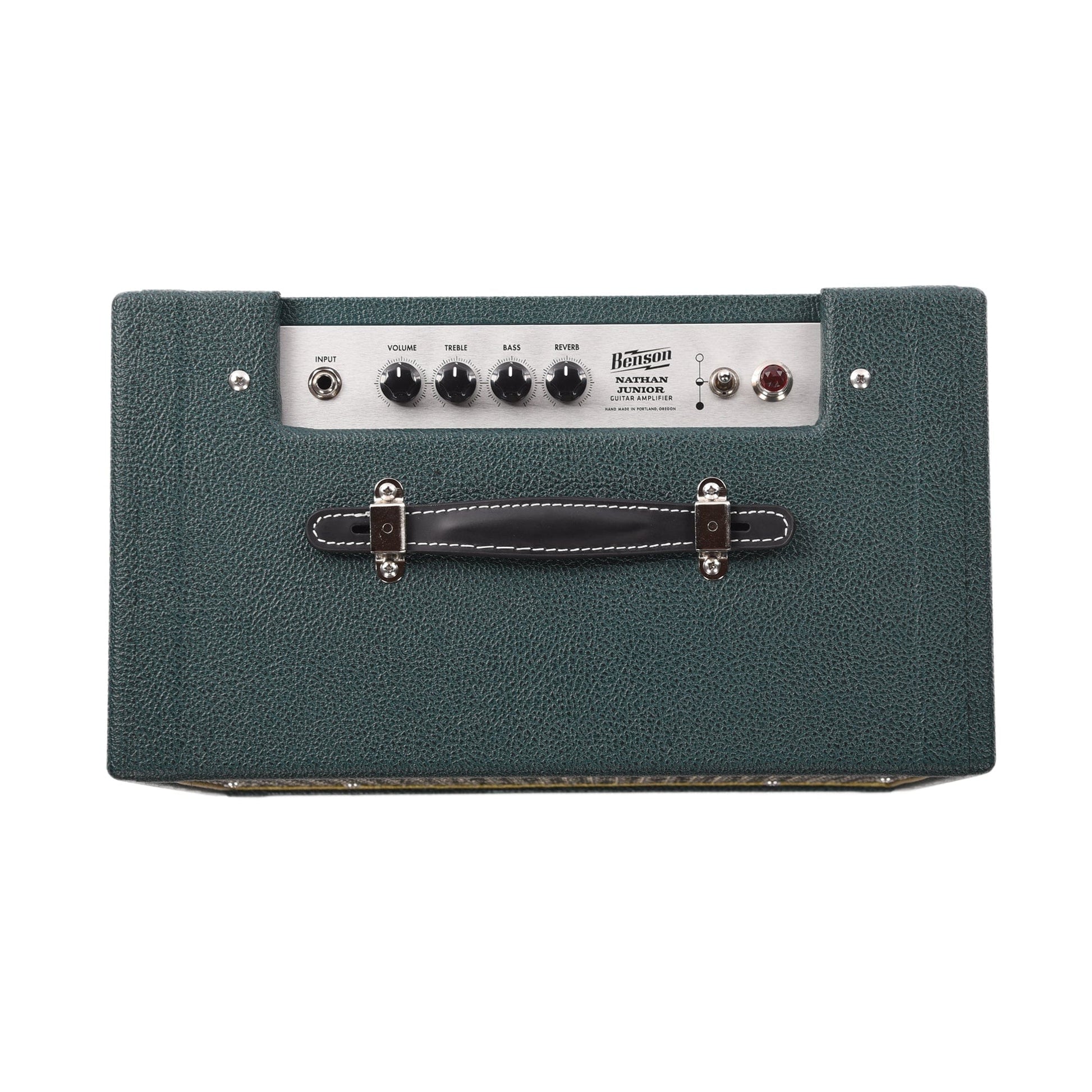 Benson Nathan Junior Reverb 5W 1x10 Combo Amp Green Tolex w/ Checkered Grill Amps / Guitar Combos