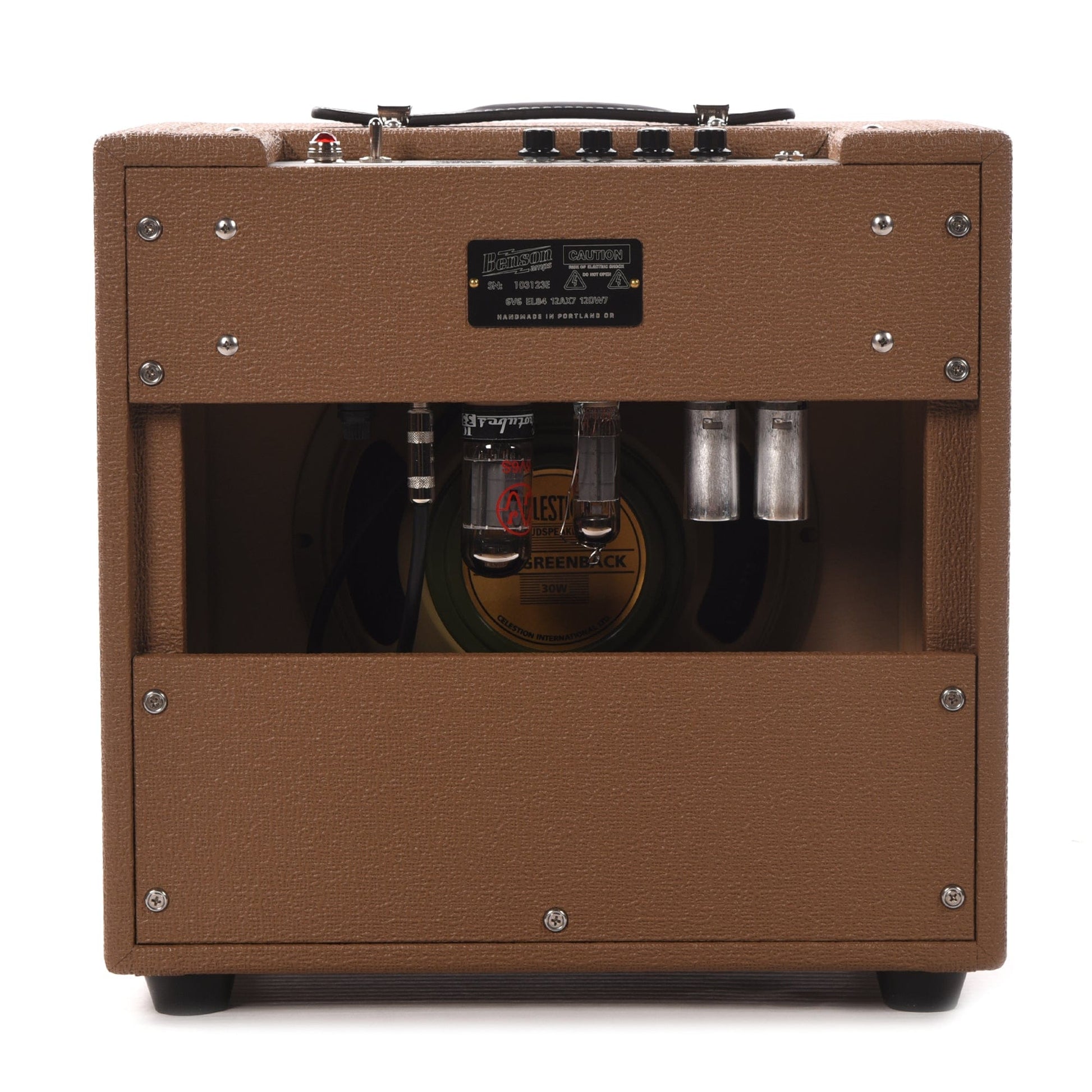 Benson Vinny Reverb 5W 1x12 Combo Amp Brown w/ Wheat Grill Amps / Guitar Combos