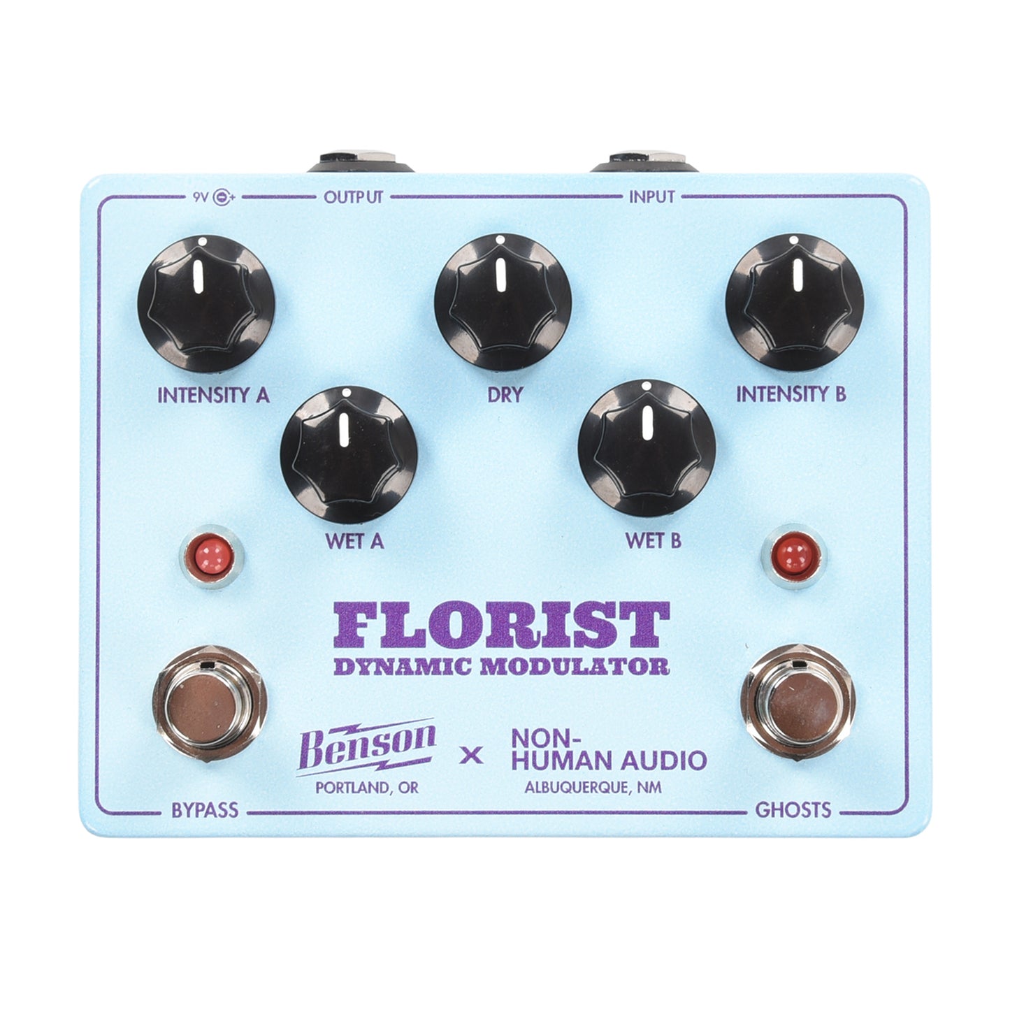 Benson Amps & Non-Human Audio Special Florist Dynamic Modulator Pedal Grape Effect Pedals