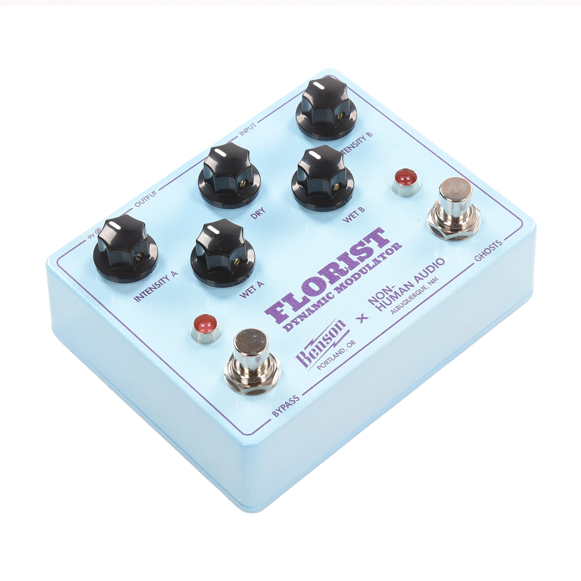 Benson Amps & Non-Human Audio Special Florist Dynamic Modulator Pedal Grape