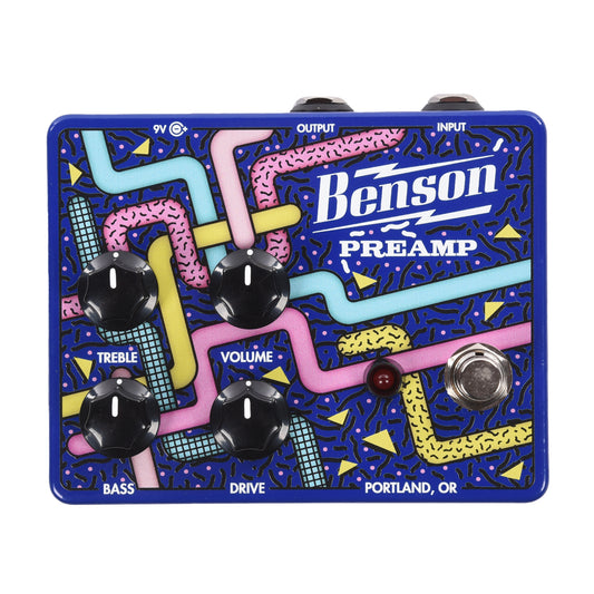 Benson Amps Special Run Complicated Pattern Preamp Pedal Effects and Pedals / Overdrive and Boost