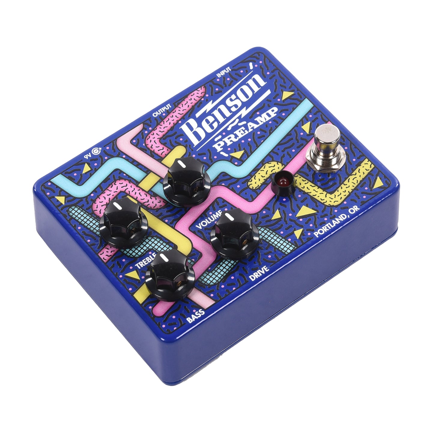 Benson Amps Special Run Complicated Pattern Preamp Pedal Effects and Pedals / Overdrive and Boost