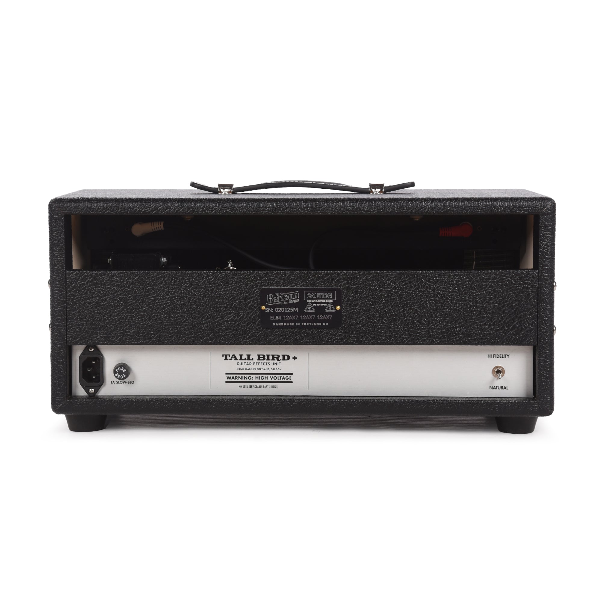 Benson Tall Bird Plus All-Tube Reverb & Tremolo Unit Black Pro Audio / Outboard Gear / Multi-Effect