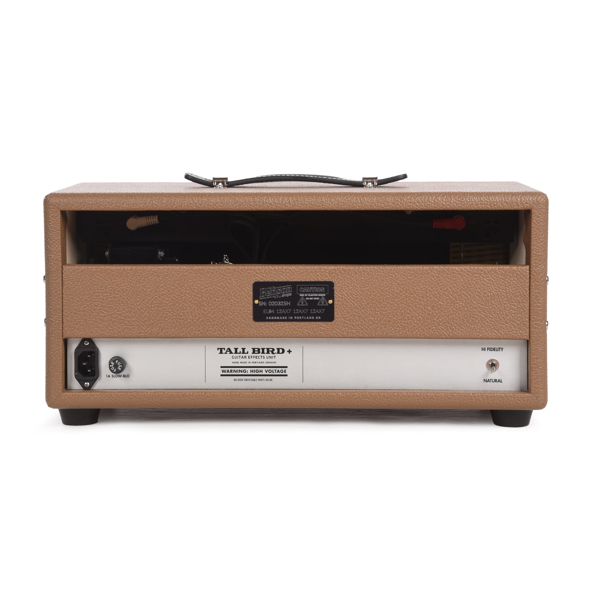 Benson Tall Bird Plus All-Tube Reverb & Tremolo Unit Brown Pro Audio / Outboard Gear / Multi-Effect