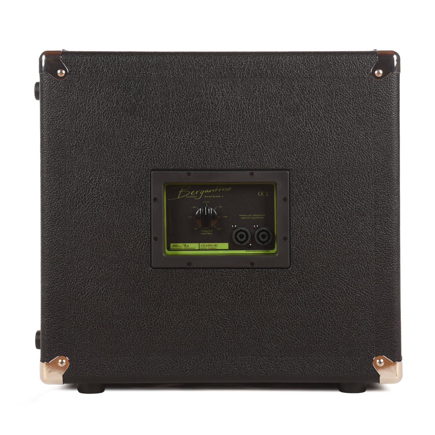 Bergantino HPN112 High Power Neo 1x12 Bass Amp Cab 8 Ohm Black Bronco Amplifiers