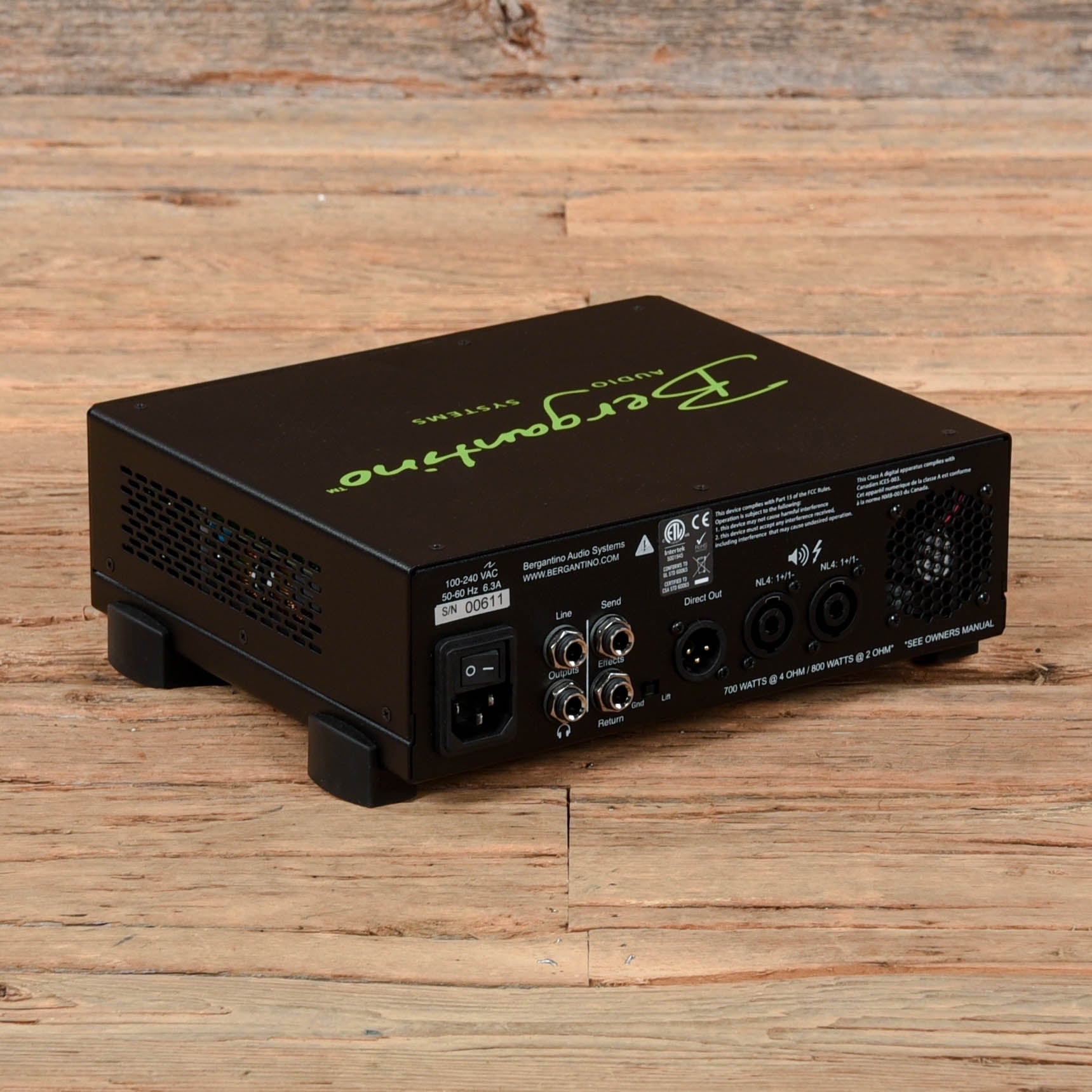 Bergantino B-Amp First Series w/Wireless Footswitch and Bag Amps / Bass Amps / Bass Cabinets