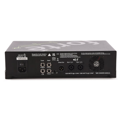 Bergantino Forte HP2X Bass Amplifier Head Amps / Bass Amps / Bass Heads