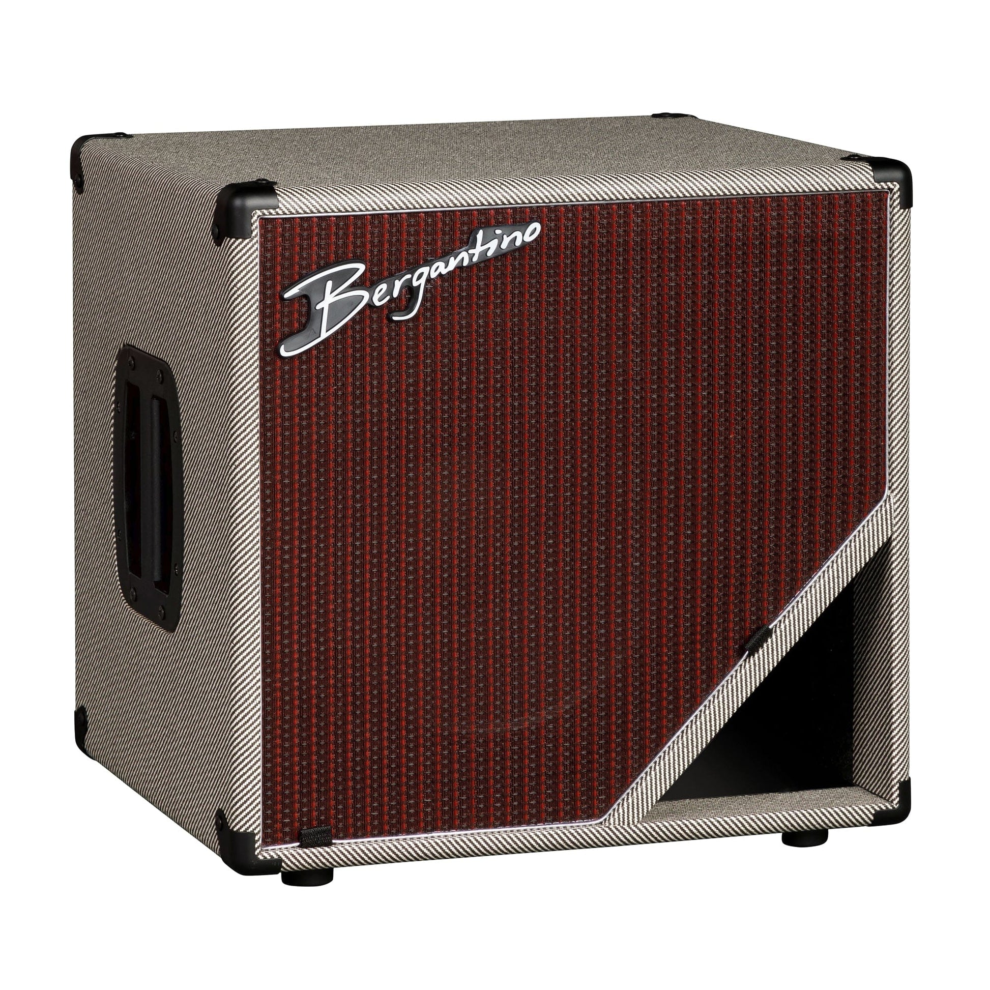 Bergantino NXTSE 112 Neo X-Treme Technology 1x12 Bass Cabinet Oyster Tweed w/ Oxblood Grill Amps / Bass Cabinets