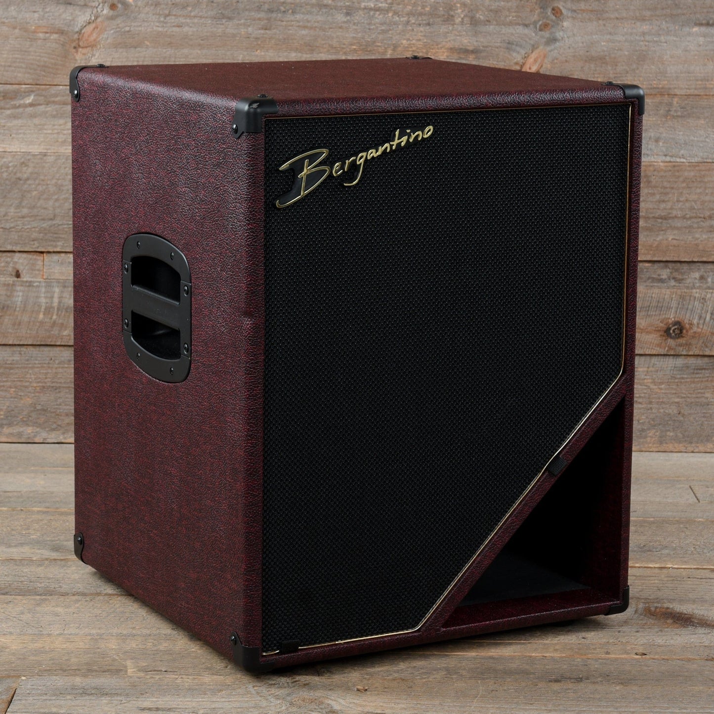 Bergantino Reference II Series 1x15 8 ohm Bass Amp Cabinet Burgundy Amps / Bass Combos