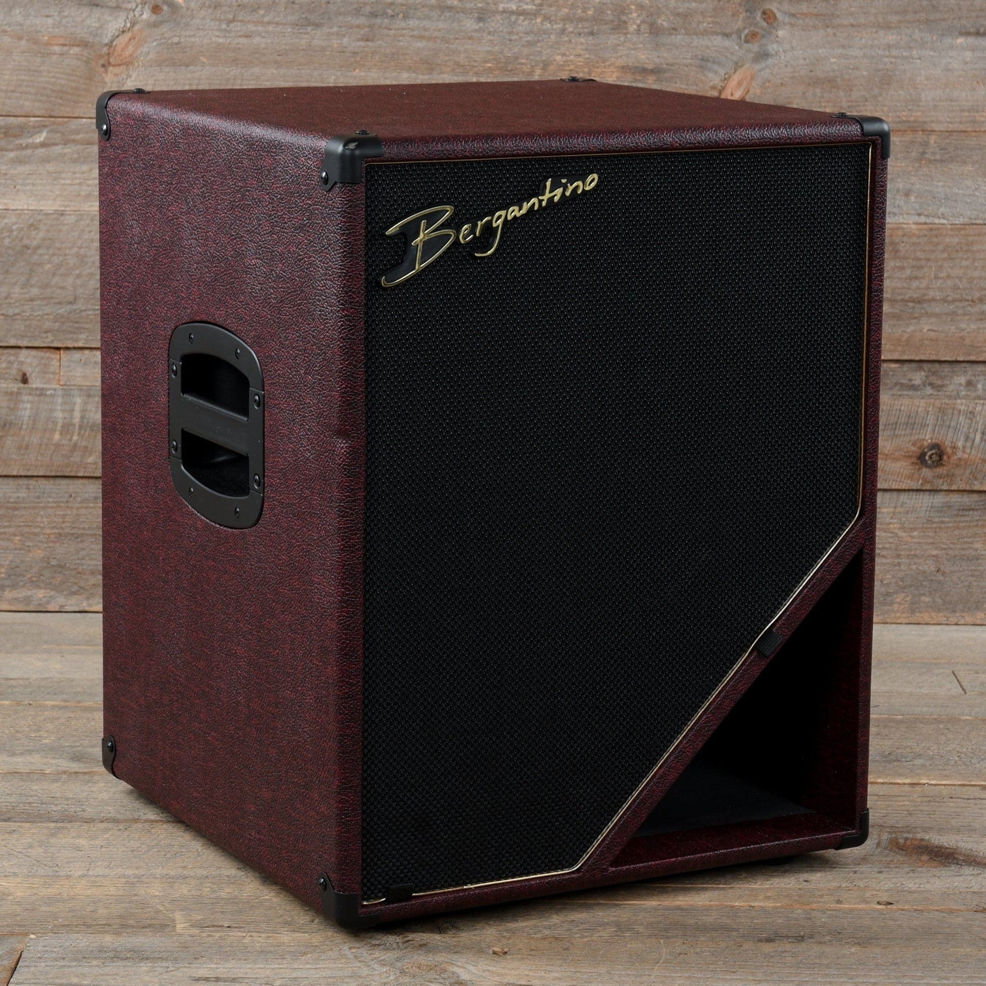 Bergantino Reference II Series 1x15 8 ohm Bass Amp Cabinet Burgundy Amps / Bass Combos