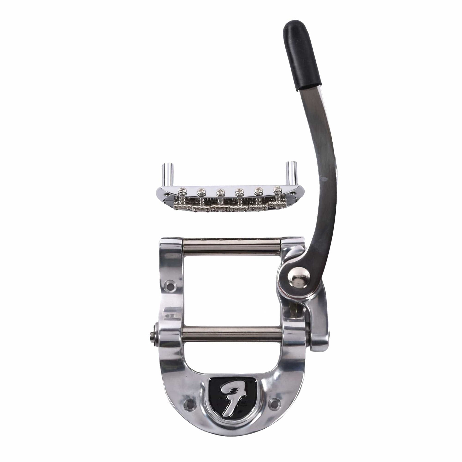 Bigsby B5F Fender Telecaster Vibrato Kit with Fender "F" Stamp Polished Aluminum Parts / Amp Parts