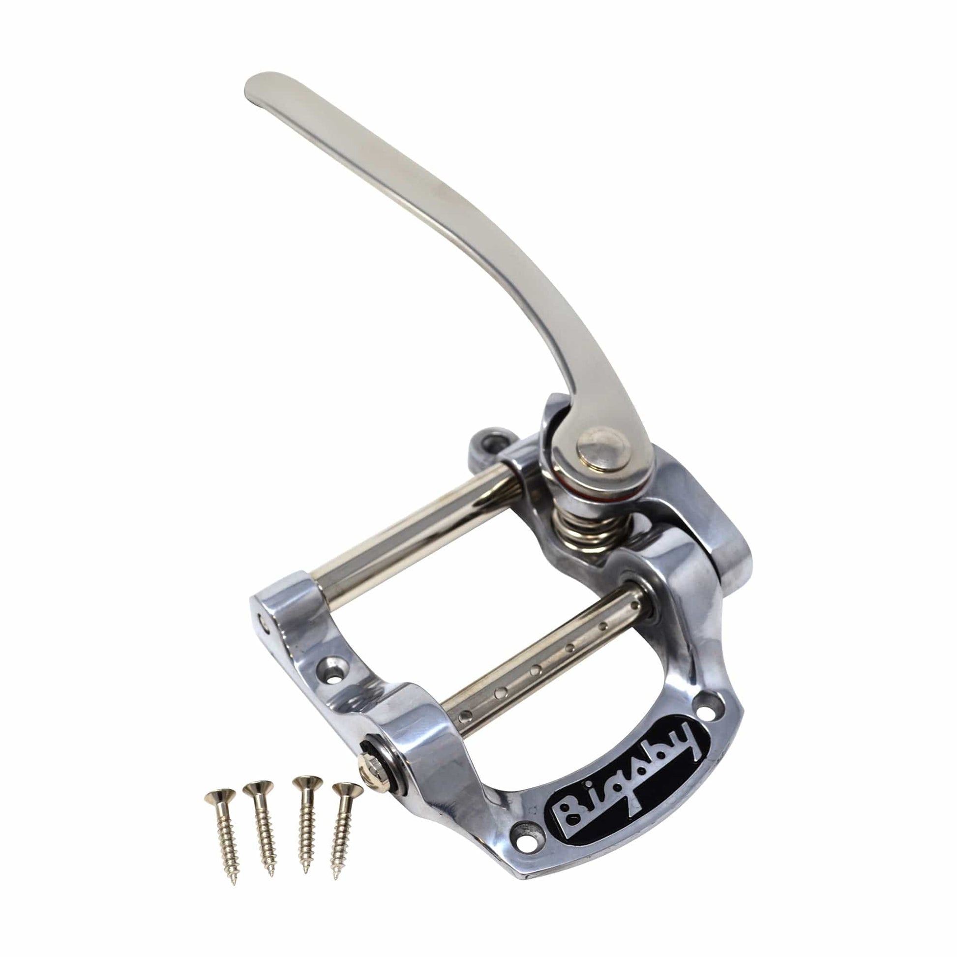 Bigsby B5P Tailpiece String-Through Polished Aluminum Parts / Amp Parts