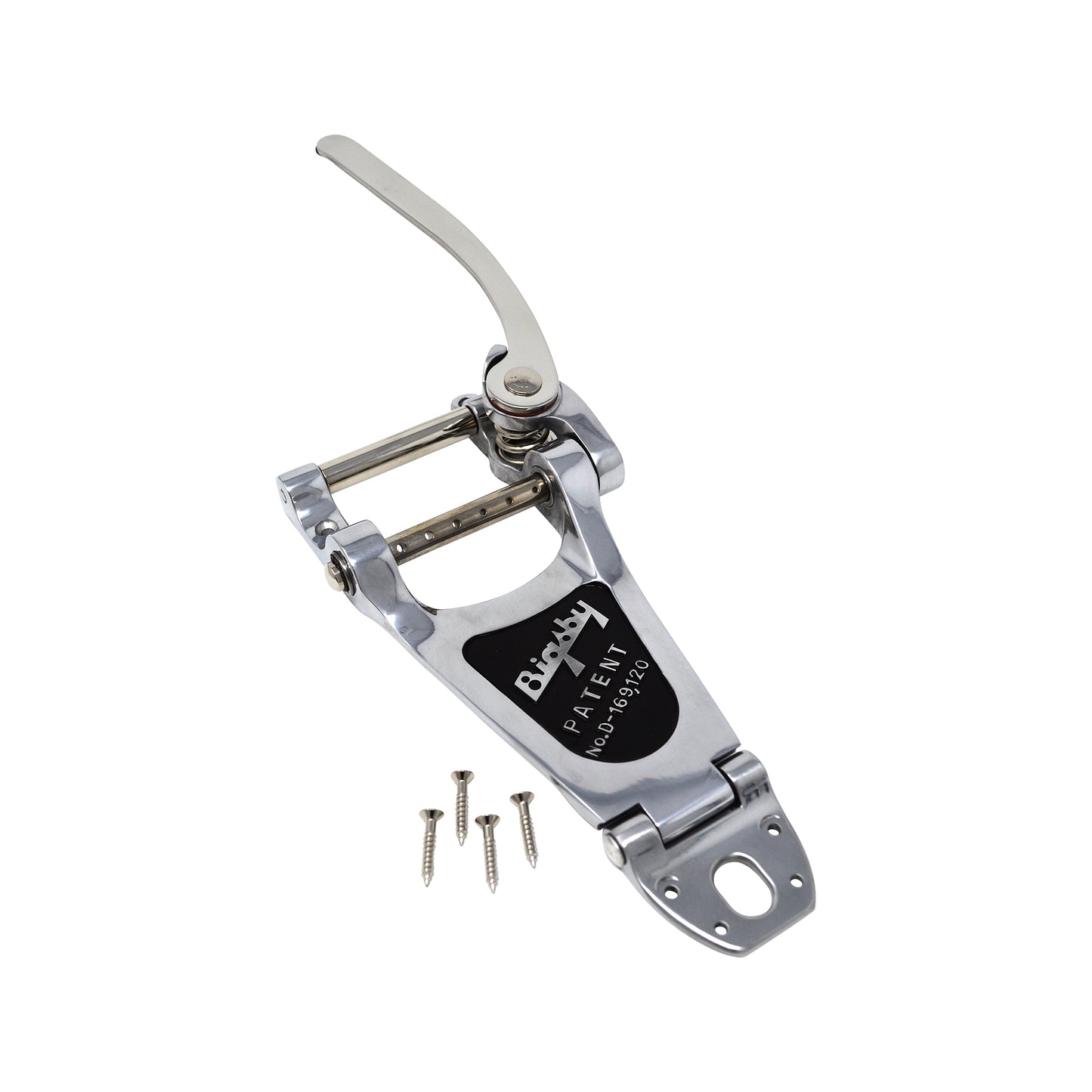 Bigsby Tailpiece B7 Polished Aluminum String-Through Parts / Guitar Parts / Bridges