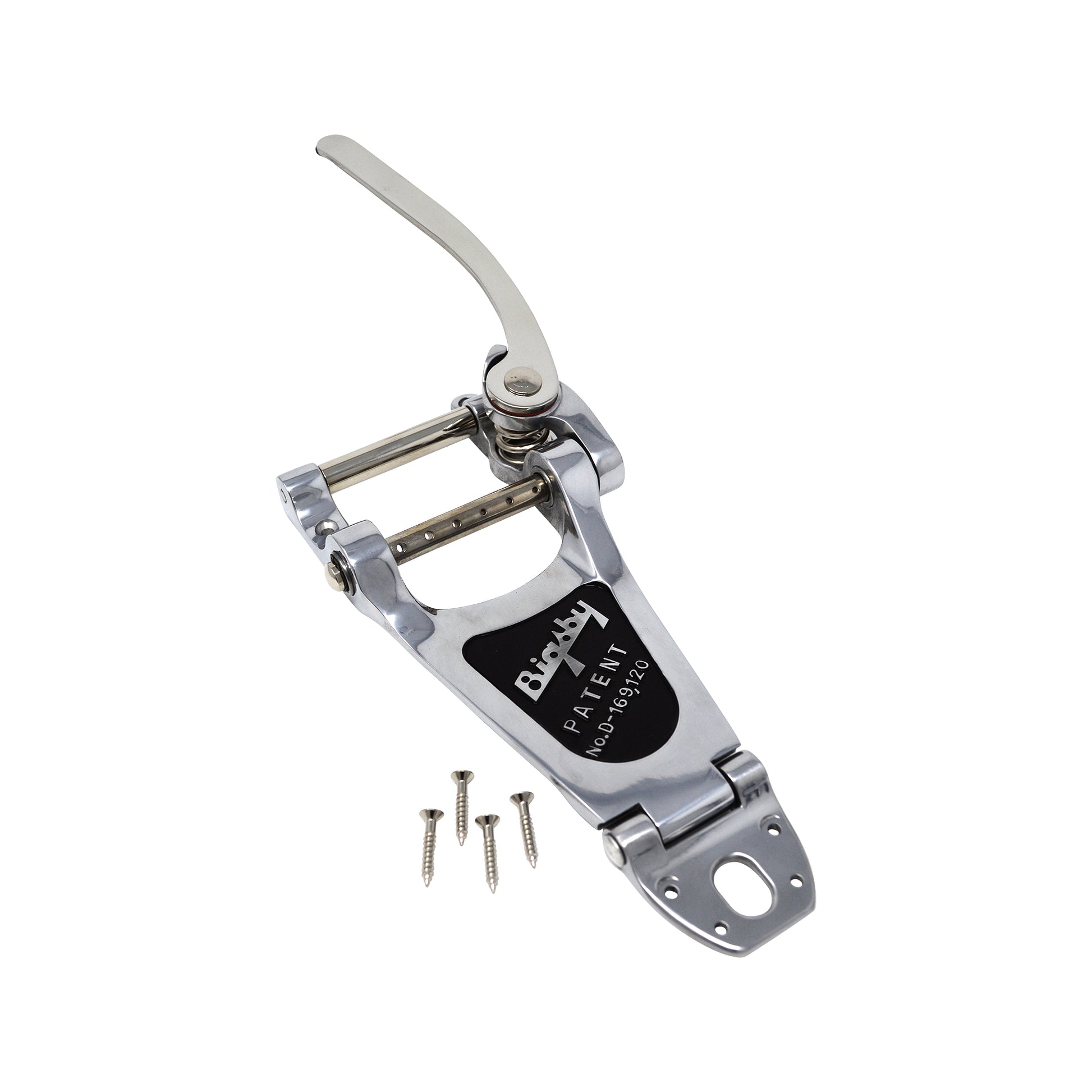 Bigsby Tailpiece B7 Polished Aluminum String-Through Parts / Guitar Parts / Bridges