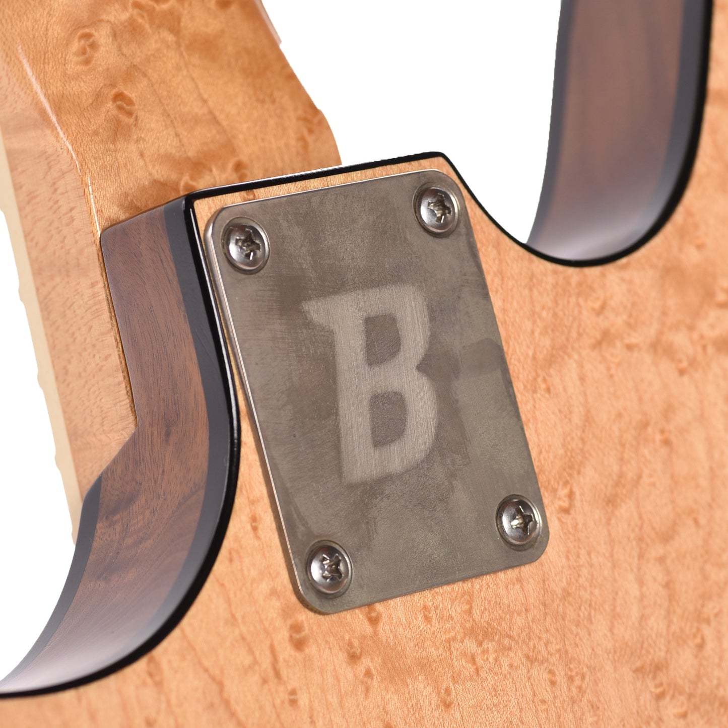 BilT P. Bigsby Zaftig Birdseye Maple/Walnut Satin w/Mojo P.A.B. Pickups Electric Guitars / Solid Body