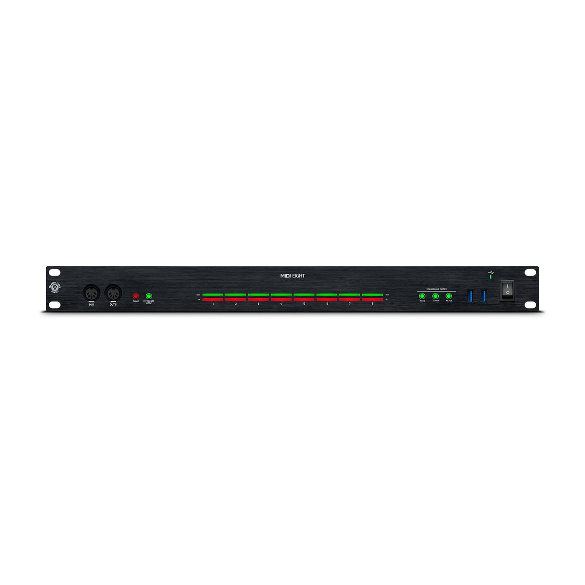 Black Lion Audio MIDI 8 8x8 USB C MIDI Interface Interfaces