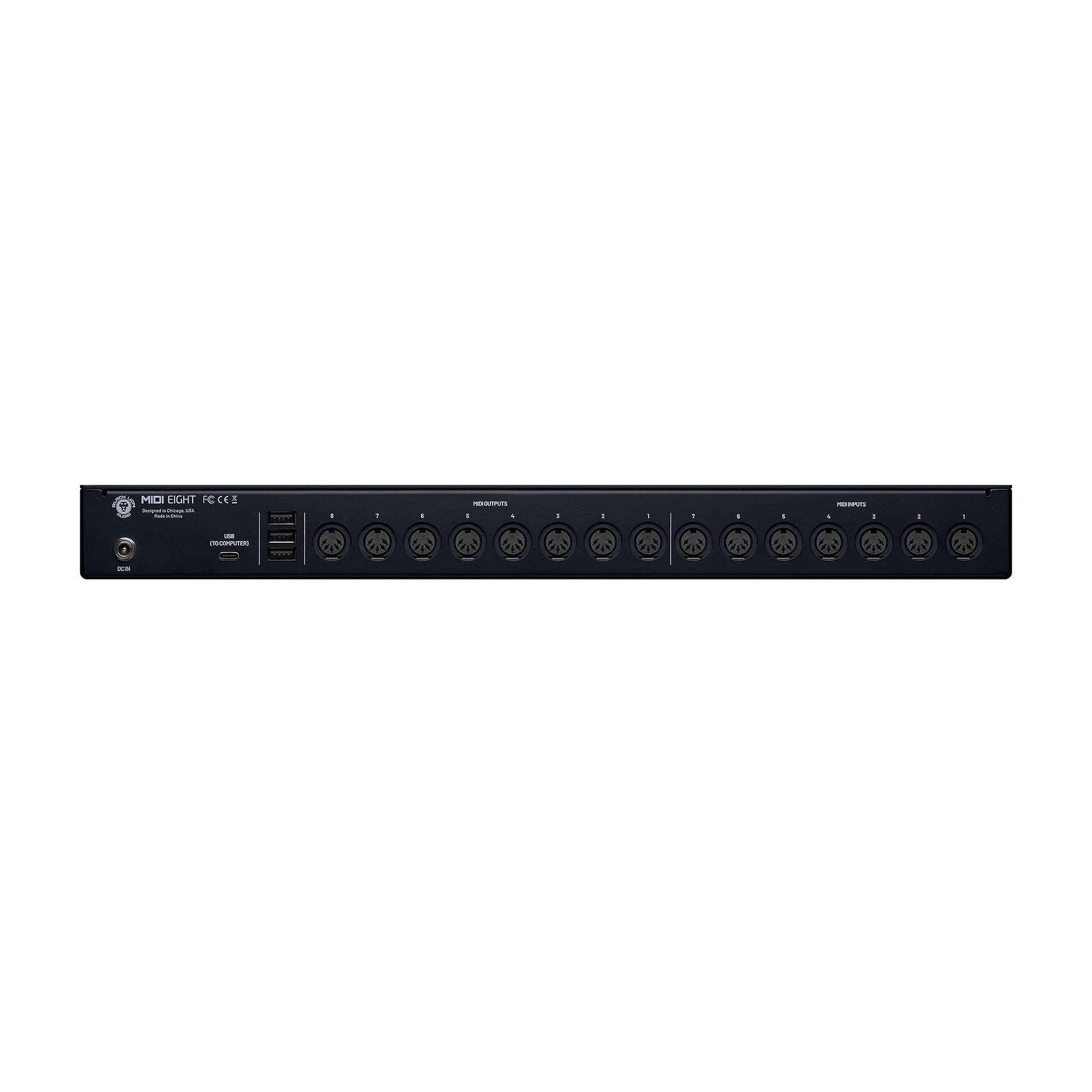 Black Lion Audio MIDI 8 8x8 USB C MIDI Interface Pro Audio / Interfaces