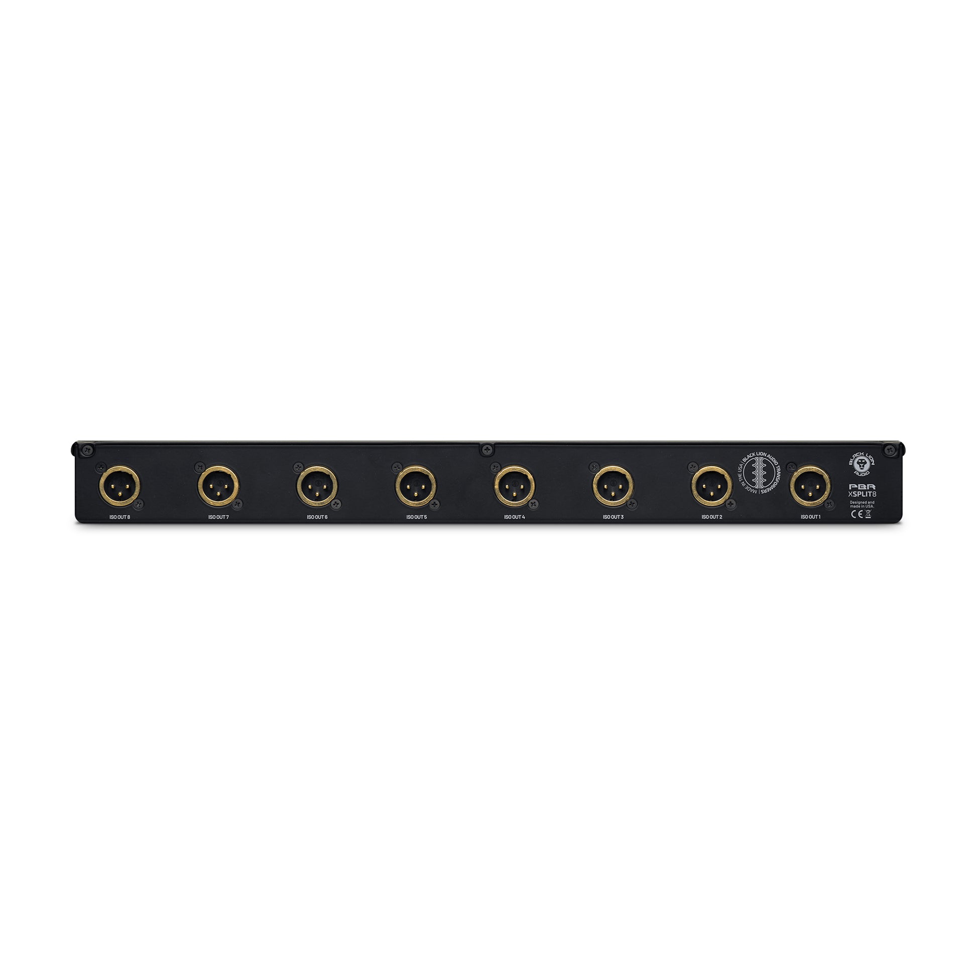 Black Lion Audio PBR XSplit8 Passive XLR Splitter w/ Transformer Pro Audio / Patchbays