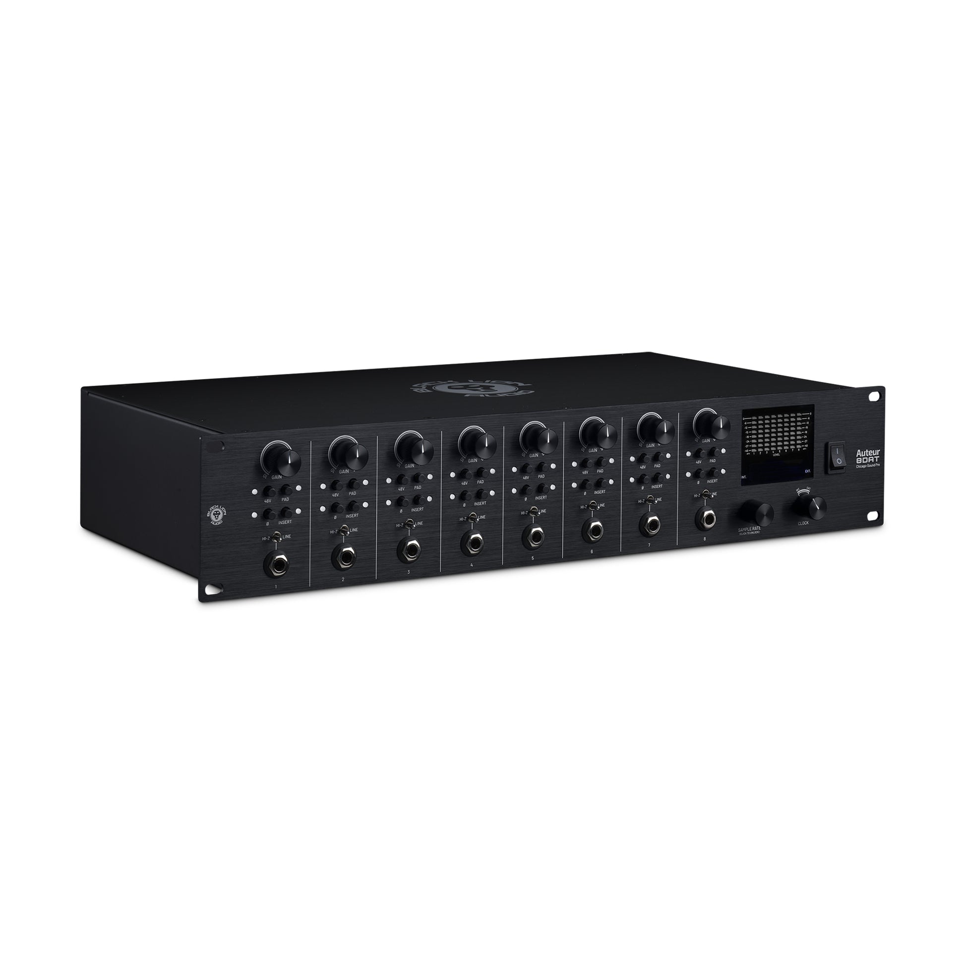 Black Lion Audio Auteur 8DAT 8-channel Auteur Preamp / Word Clock w/ ADAT Signal Processors