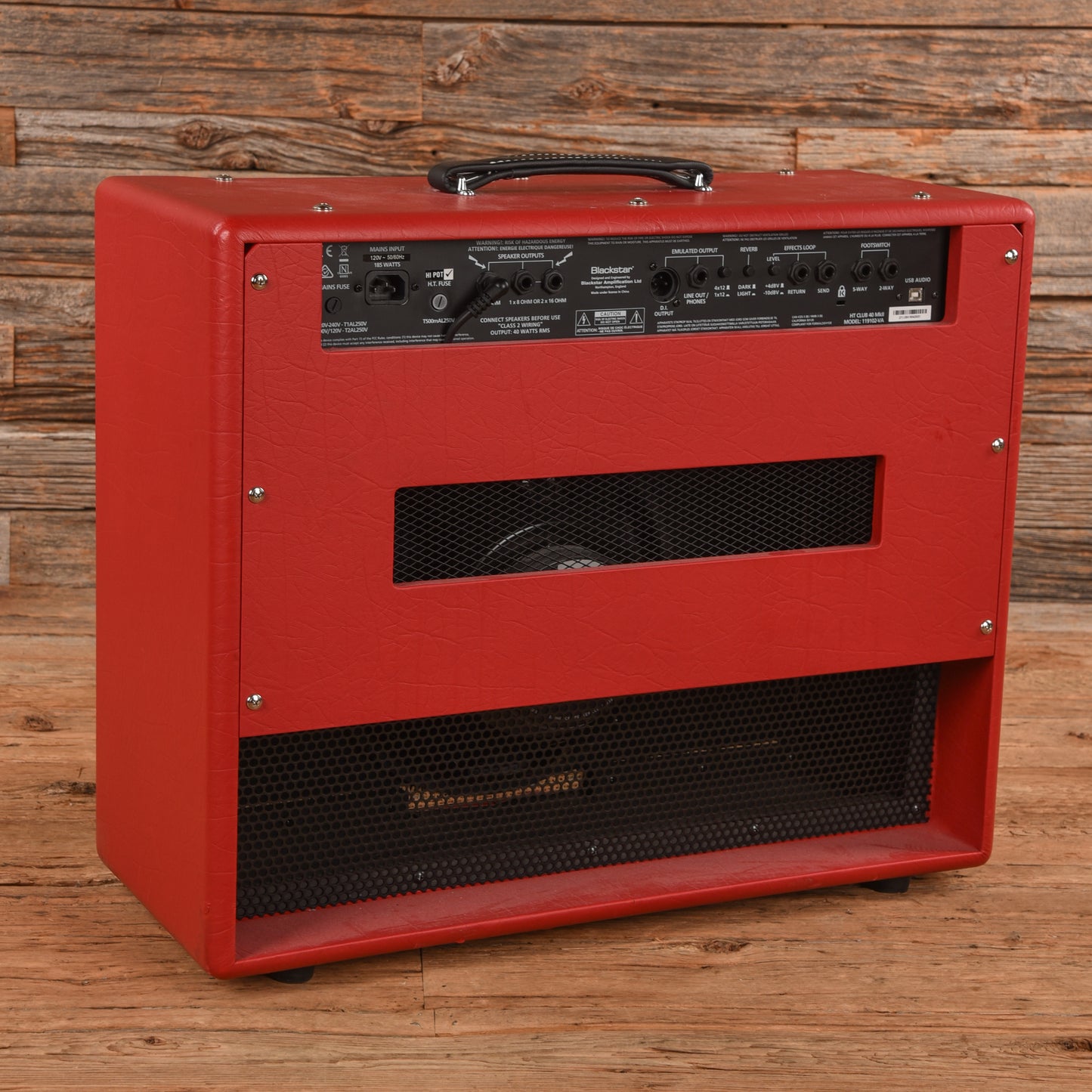 Blackstar HT Club 40 MKII 40-Watt 1x12" Tube Guitar Combo Red Amplifiers
