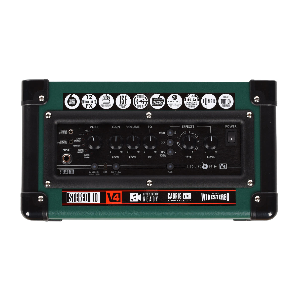 Blackstar ID:Core 10 V4 10W Stereo Digital Combo Amp AIMM Exclusive British Racing Green Amplifiers