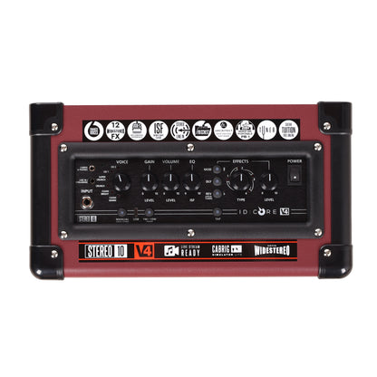 Blackstar ID:Core 10 V4 10W Stereo Digital Combo Amp AIMM Exclusive Oxblood Red Amplifiers