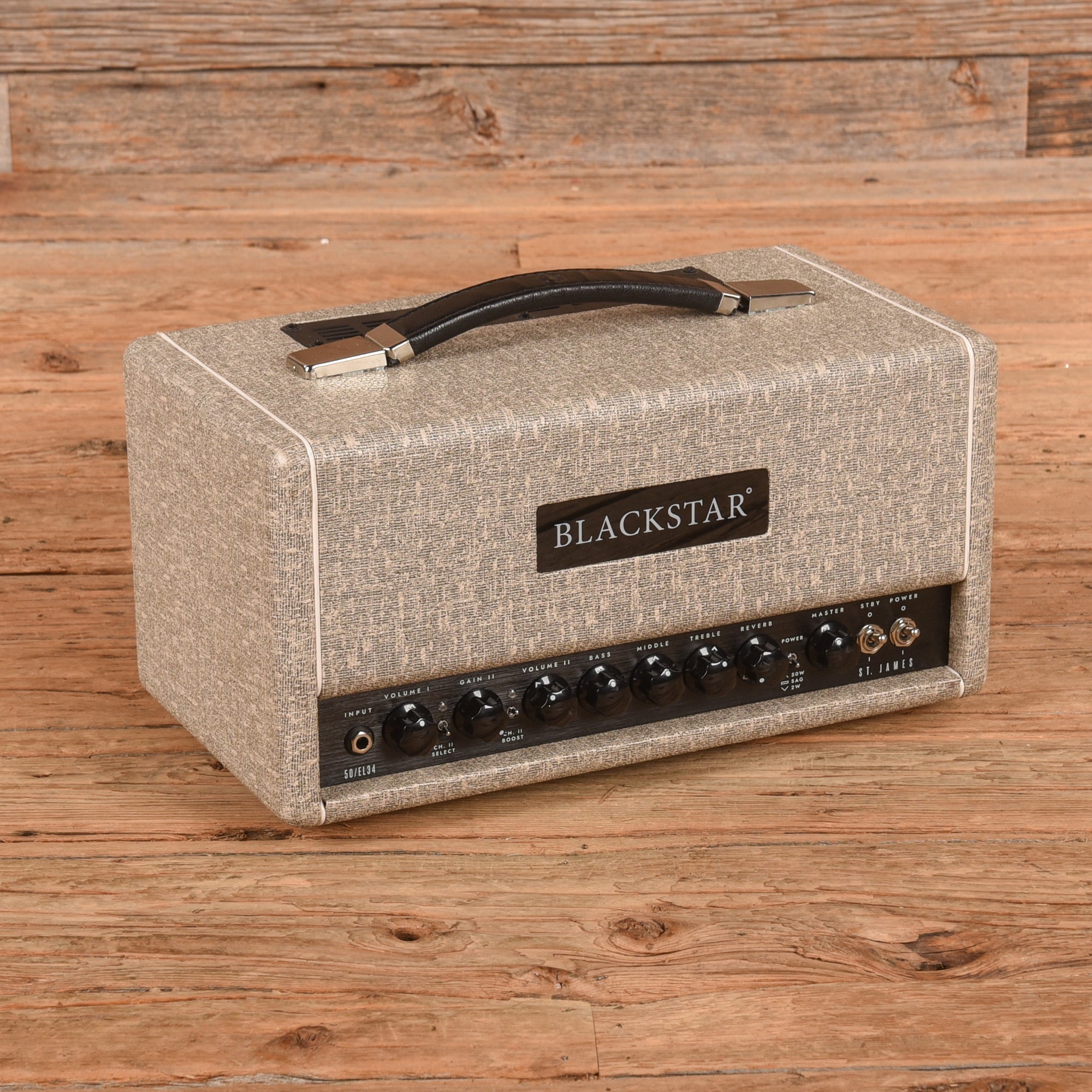 Blackstar St. James EL34 2-Channel 50-Watt Guitar Amp Head Amplifiers