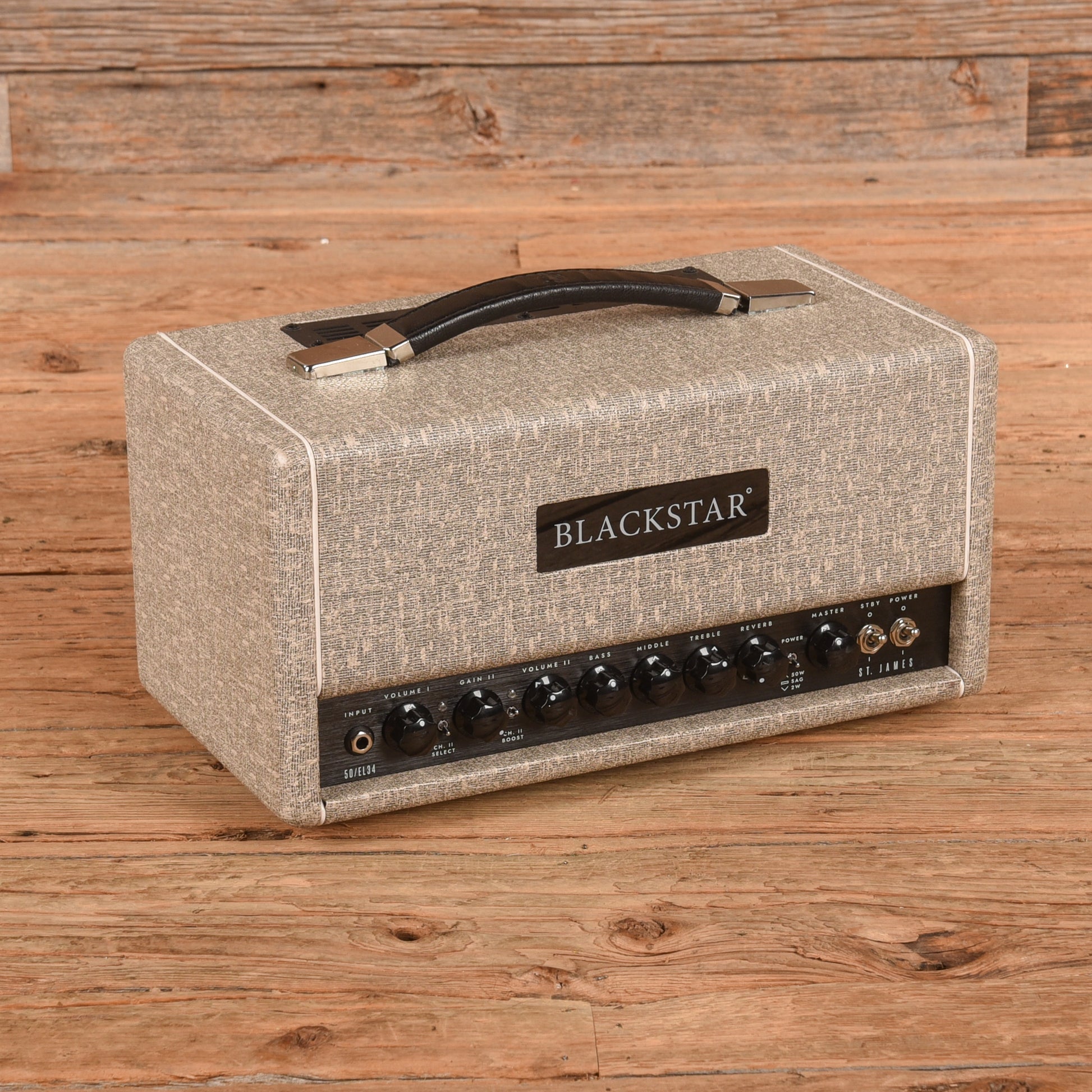 Blackstar St. James EL34 2-Channel 50-Watt Guitar Amp Head Amplifiers