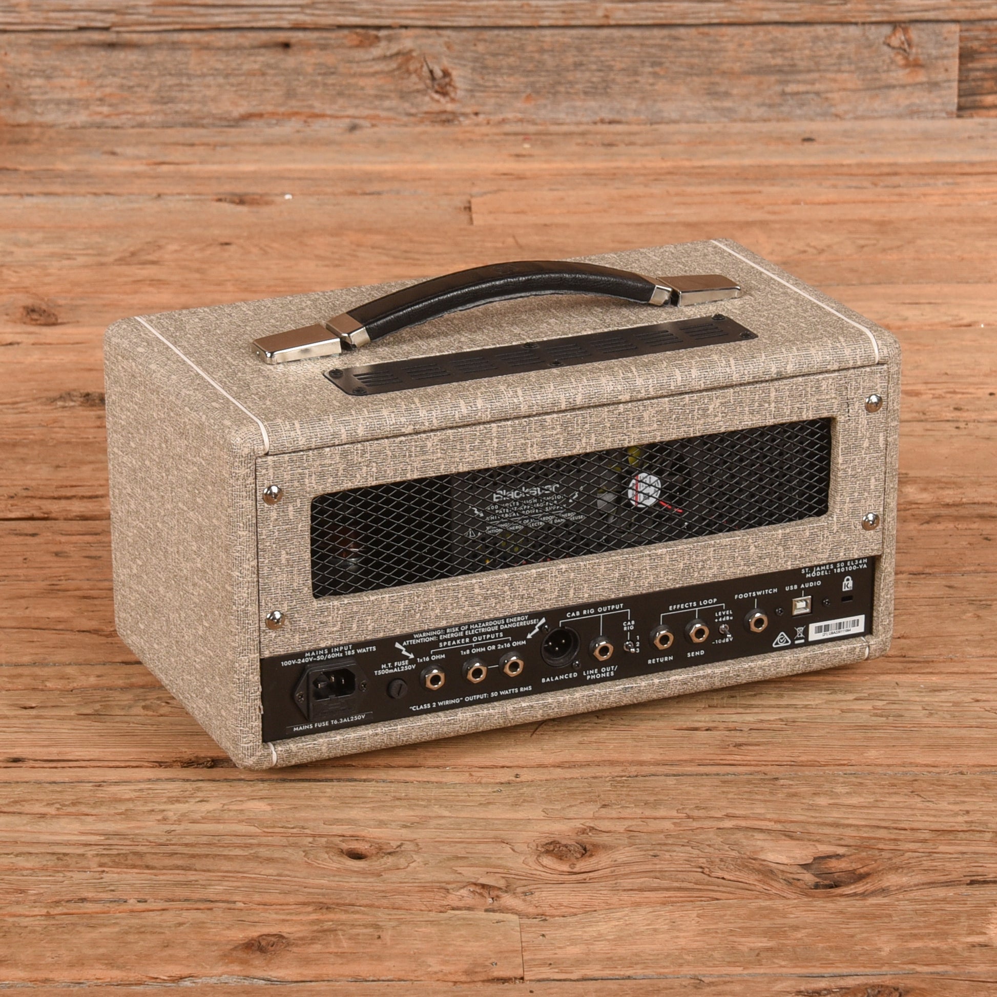 Blackstar St. James EL34 2-Channel 50-Watt Guitar Amp Head Amplifiers