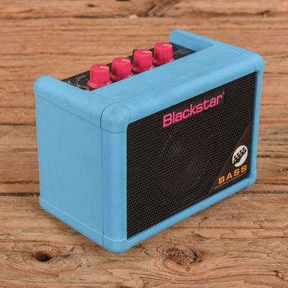 Blackstar Fly 3 Bass Neon 3-Watt 1x3" Battery-Powered Mini Bass Combo Neon Blue Amps / Bass Amps / Bass Cabinets