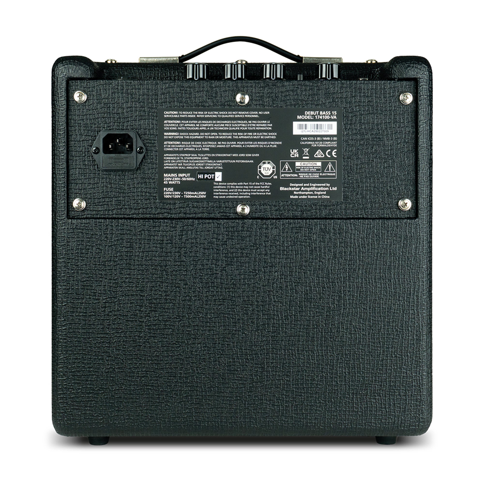 Blackstar Debut Bass 15 15w 1x6.5 Combo Amp Amps / Bass Amps / Bass Combos