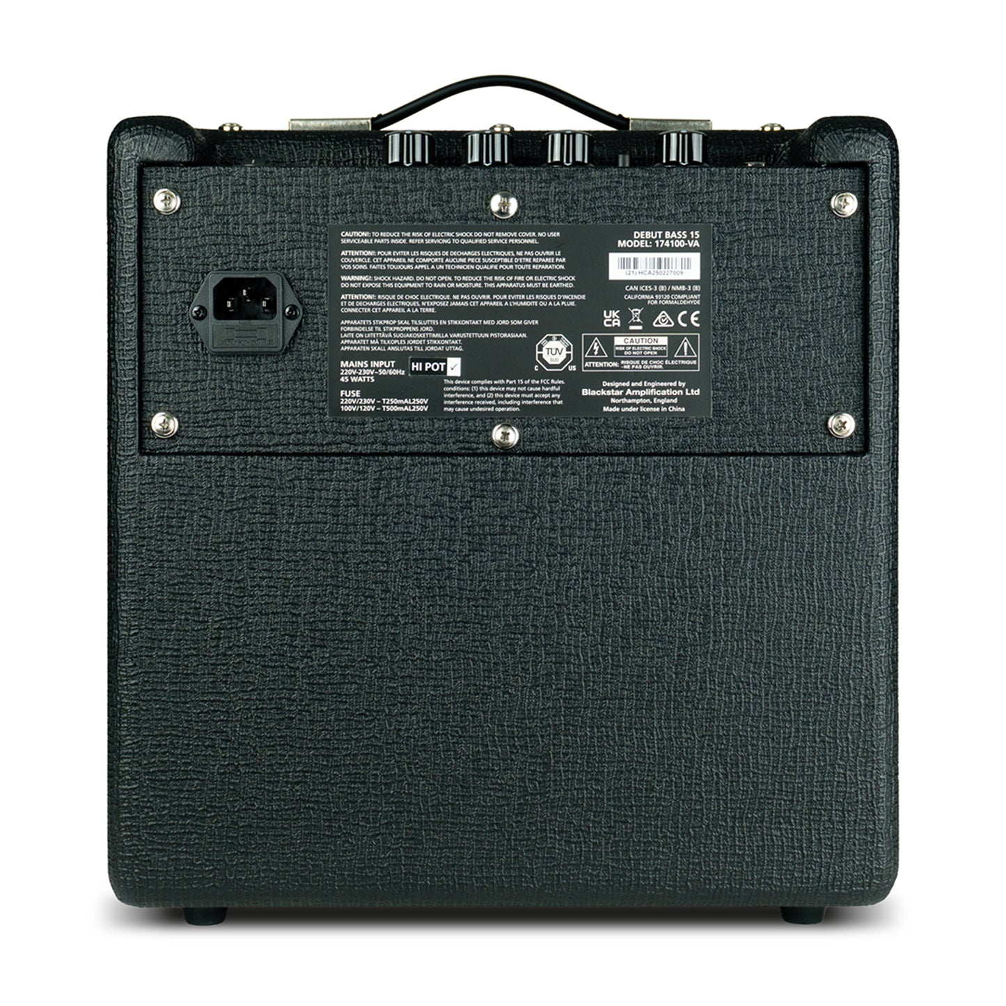 Blackstar Debut Bass 15 15w 1x6.5 Combo Amp Amps / Bass Amps / Bass Combos