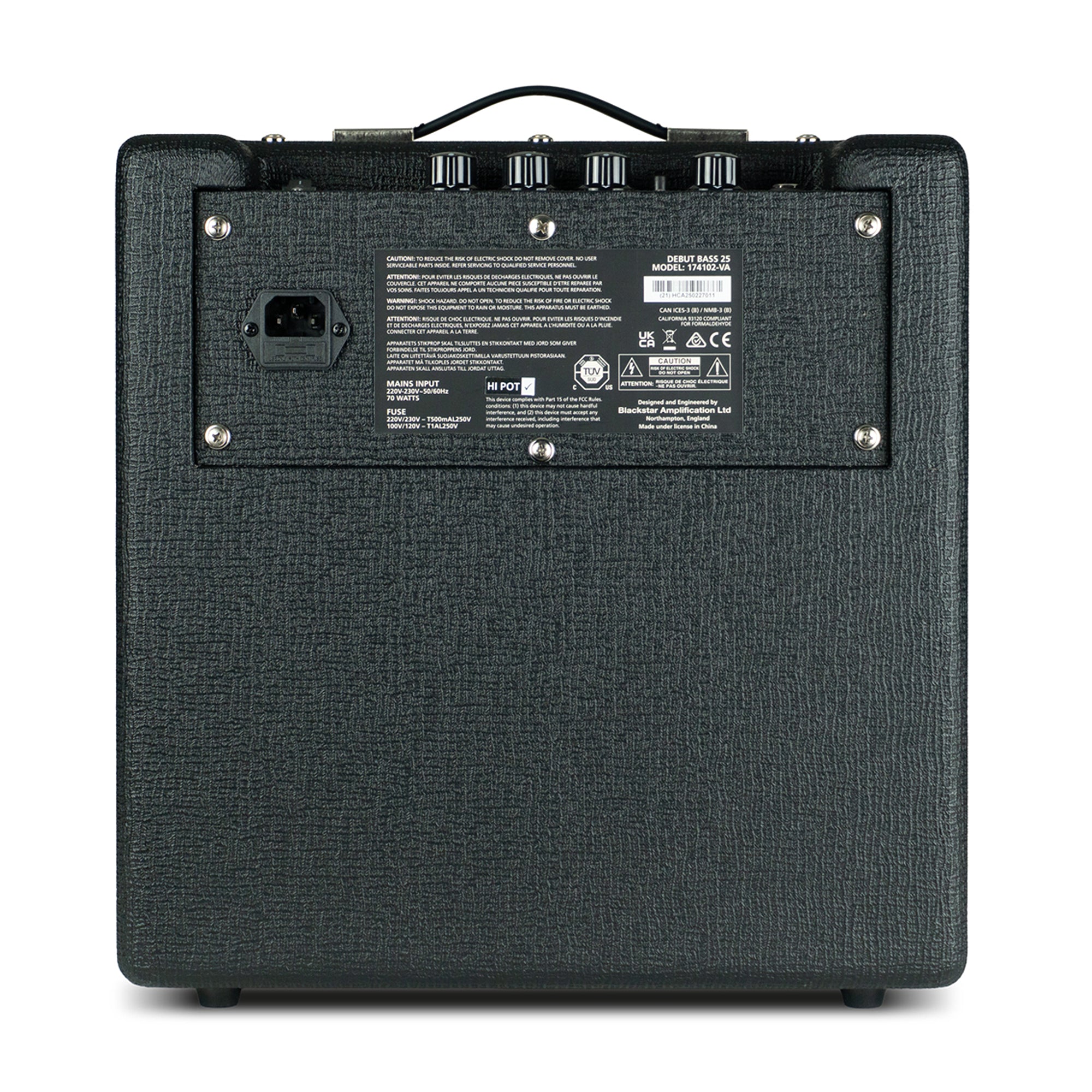 Blackstar Debut Bass 25 25w 1x8 Combo Amp Amps / Bass Amps / Bass Combos